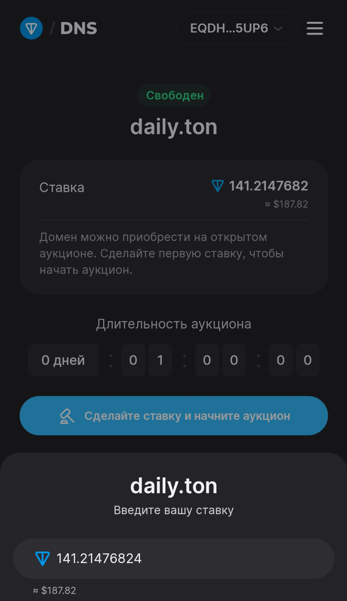 TON Domains App Image