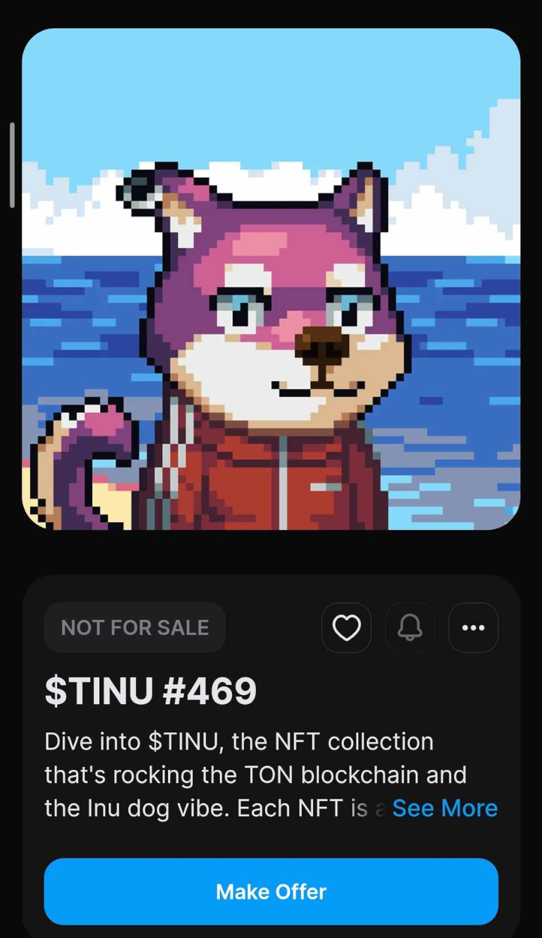 Ton INU $TINU NFT App Image