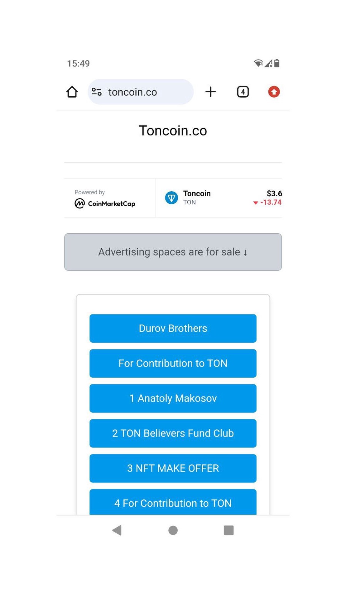 Toncoin.co App Image