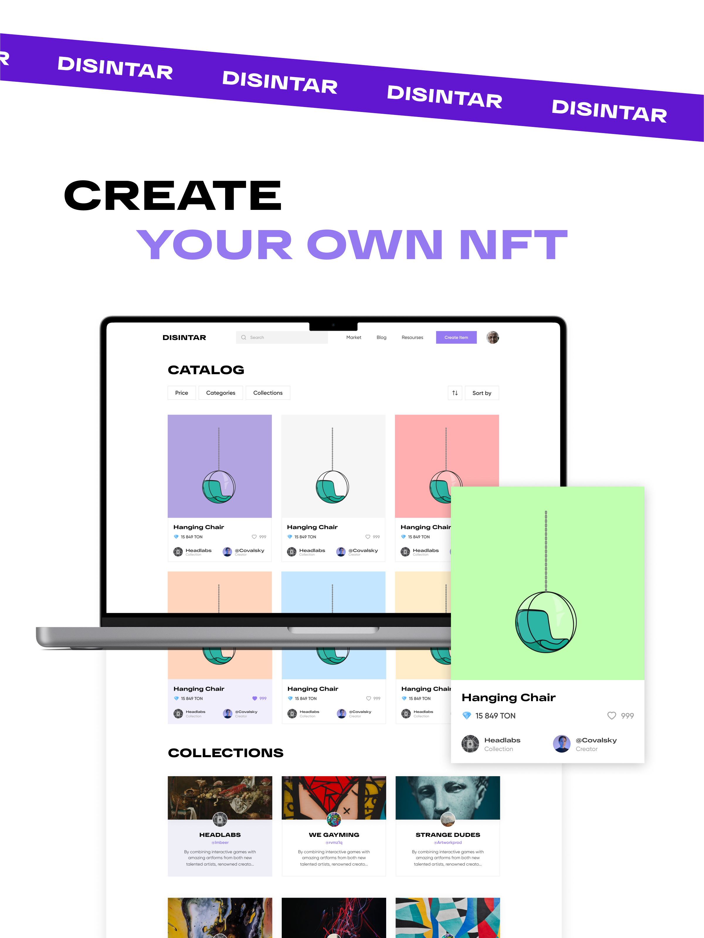 Disintar.io App Image