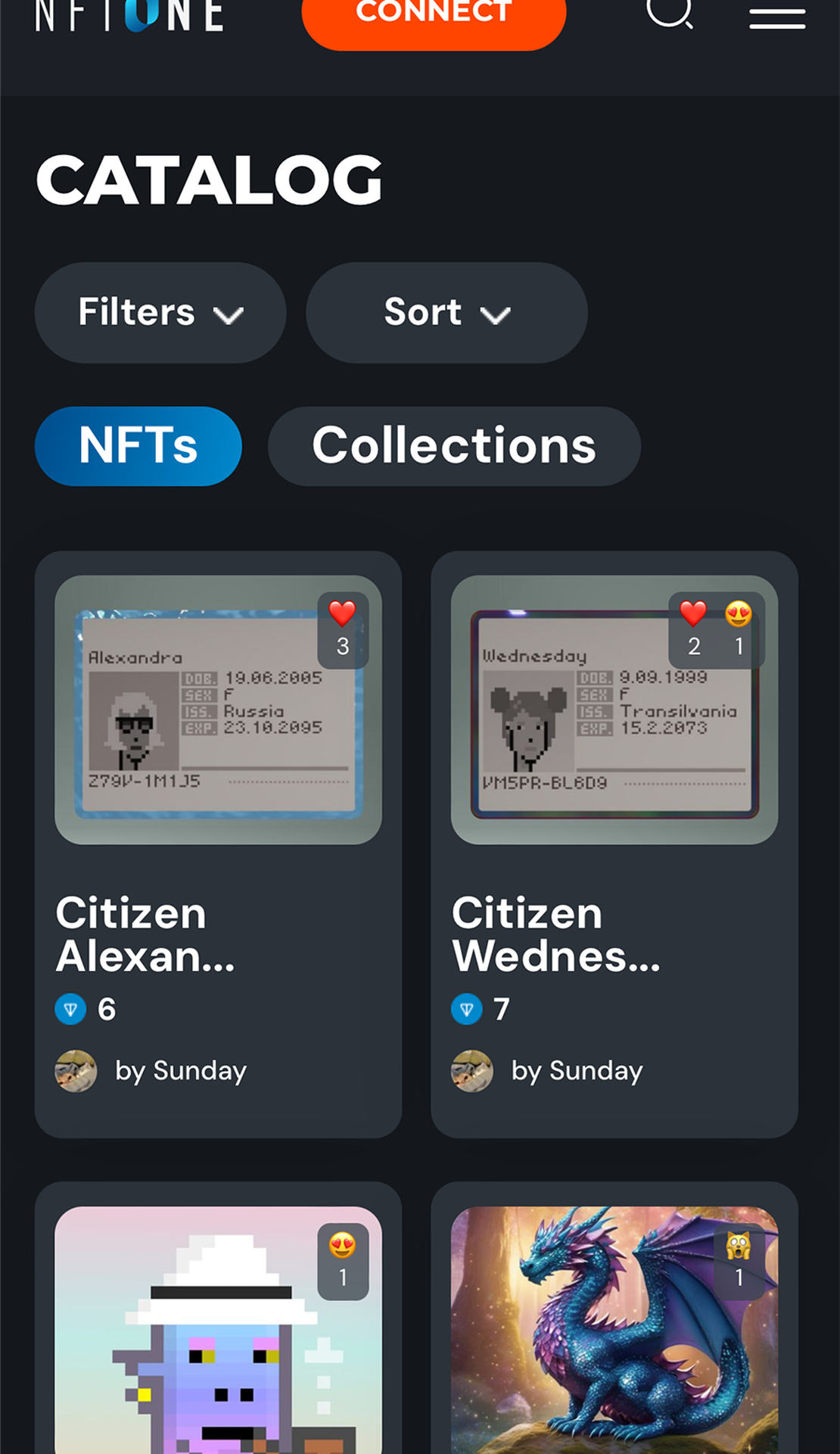 NFT ONE App Image