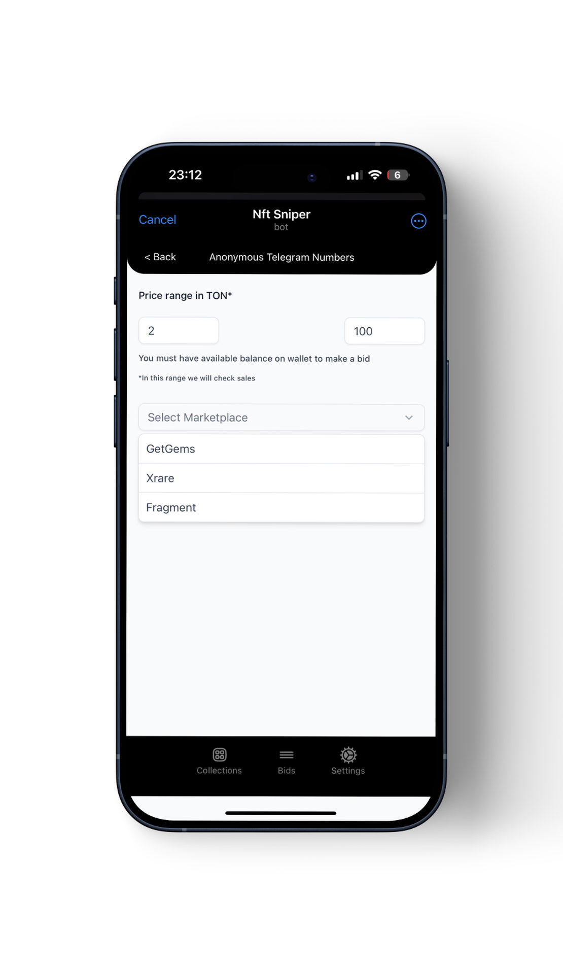 NFT Sniper Pro App Image