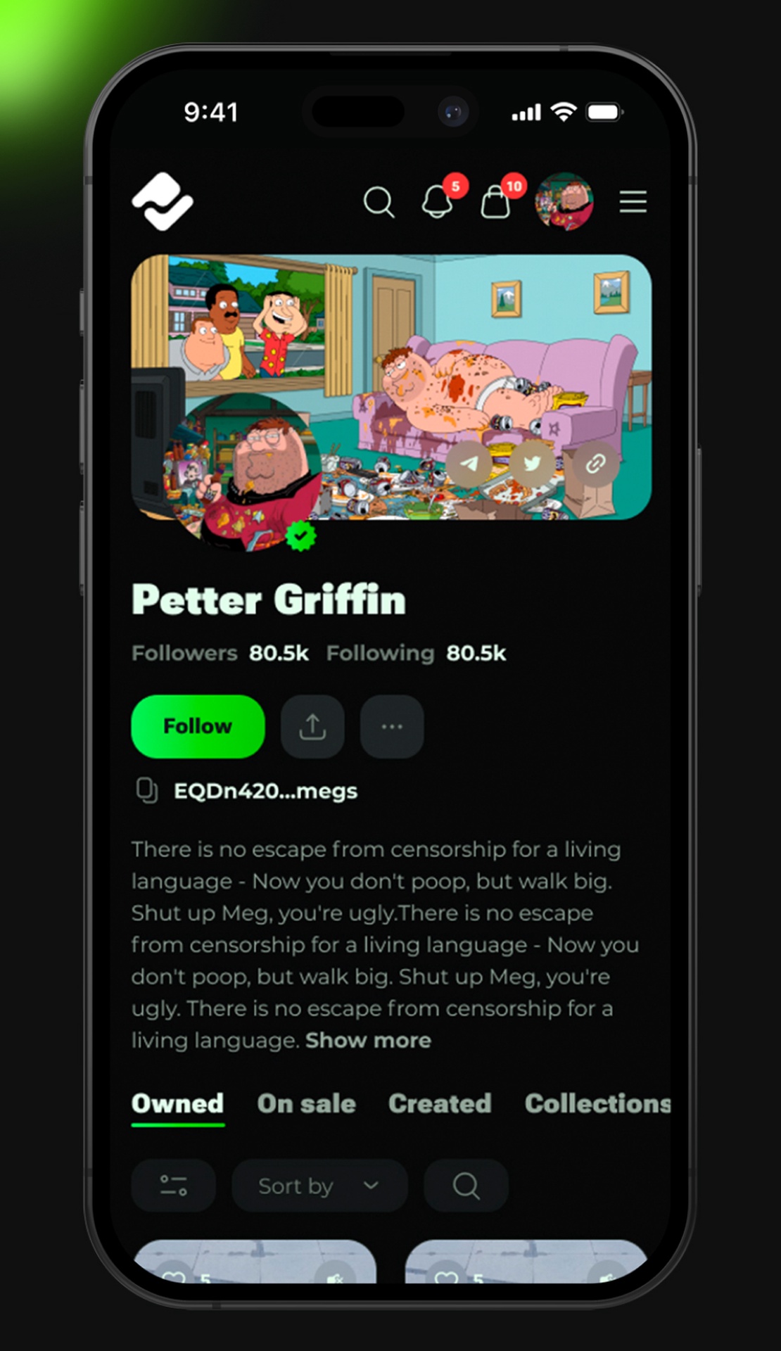 Playmuse Marketplace App Image