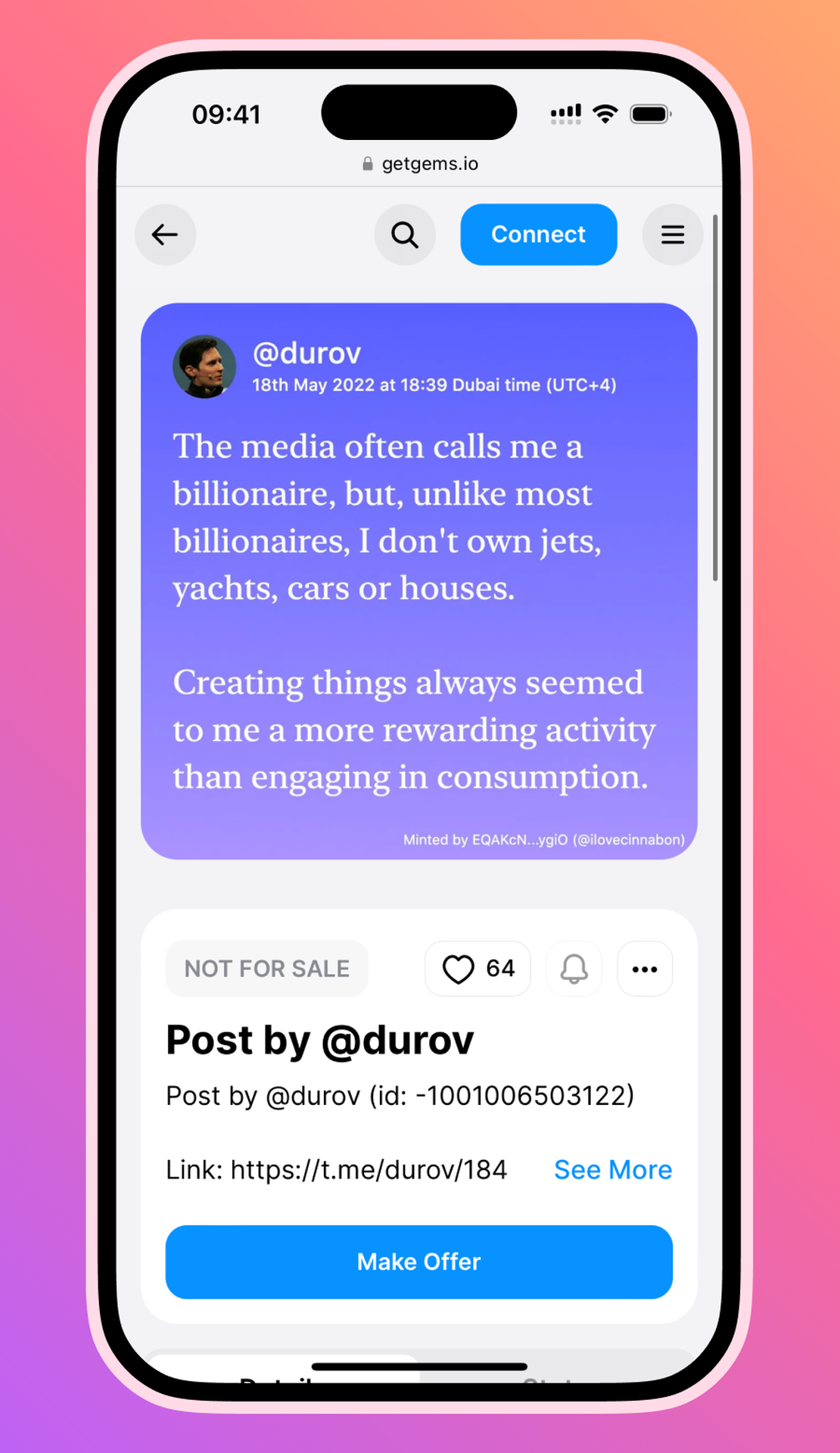 Telegram Moments App Image