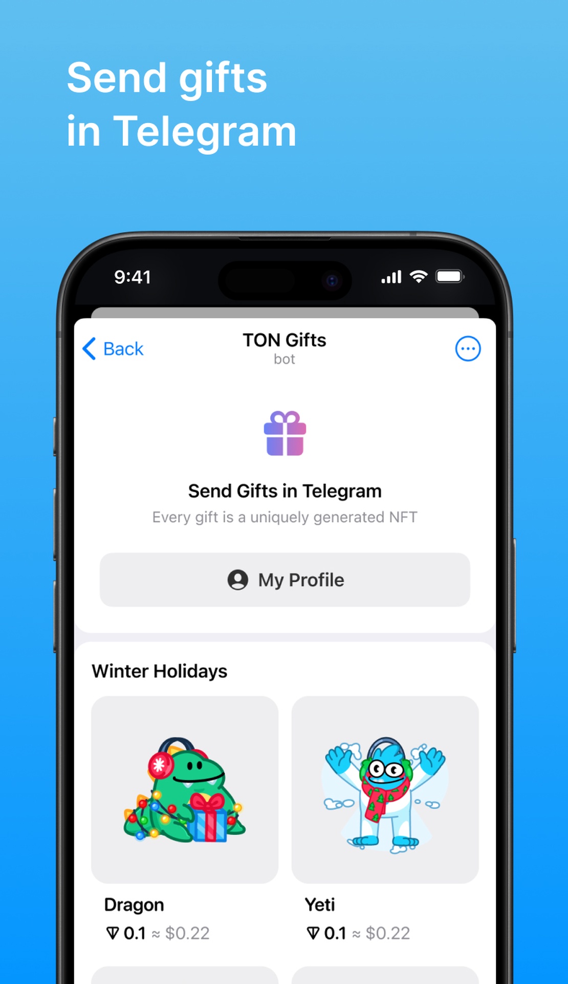 TON Gifts App Image
