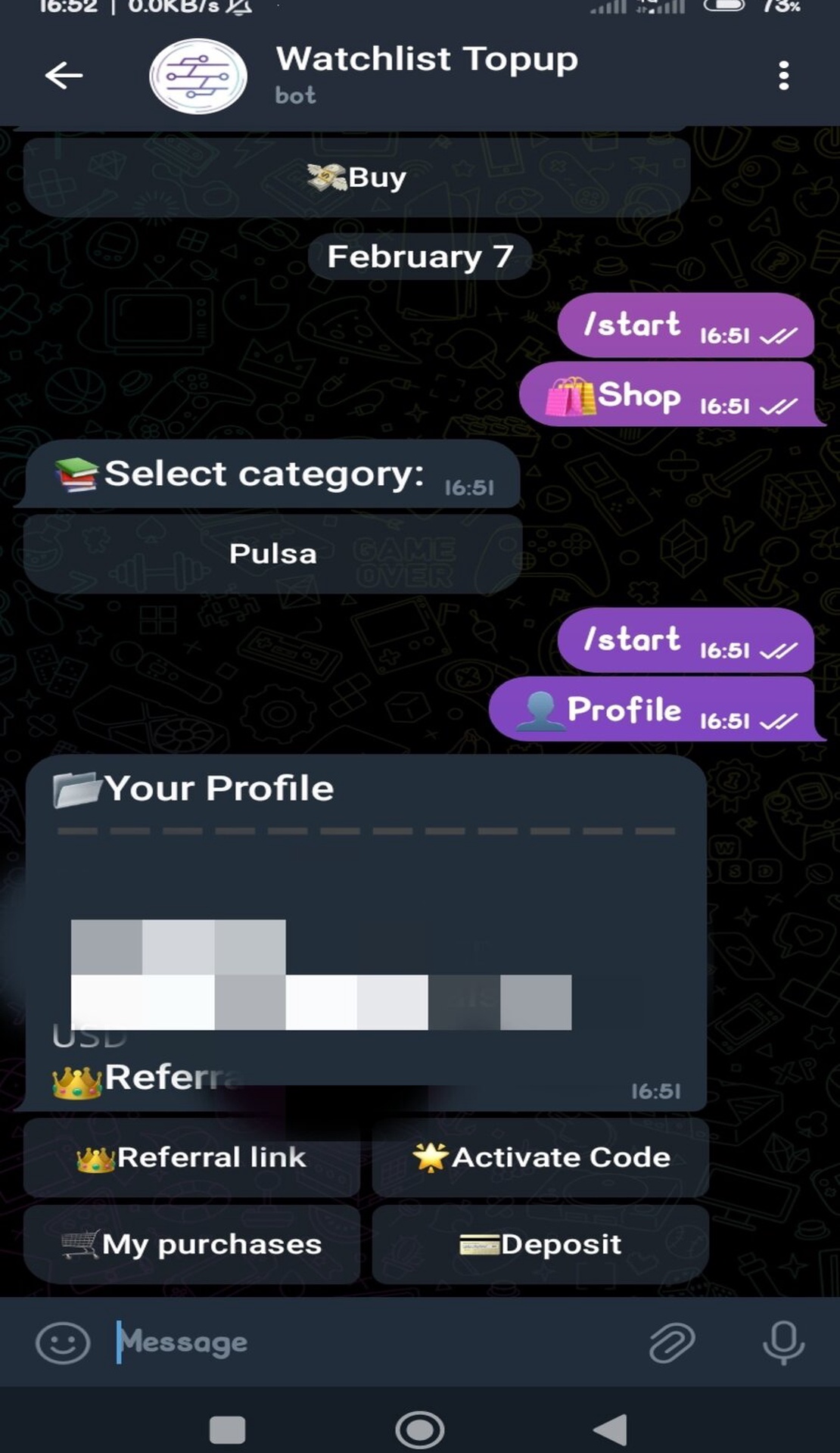 Watchlist Topup App Image