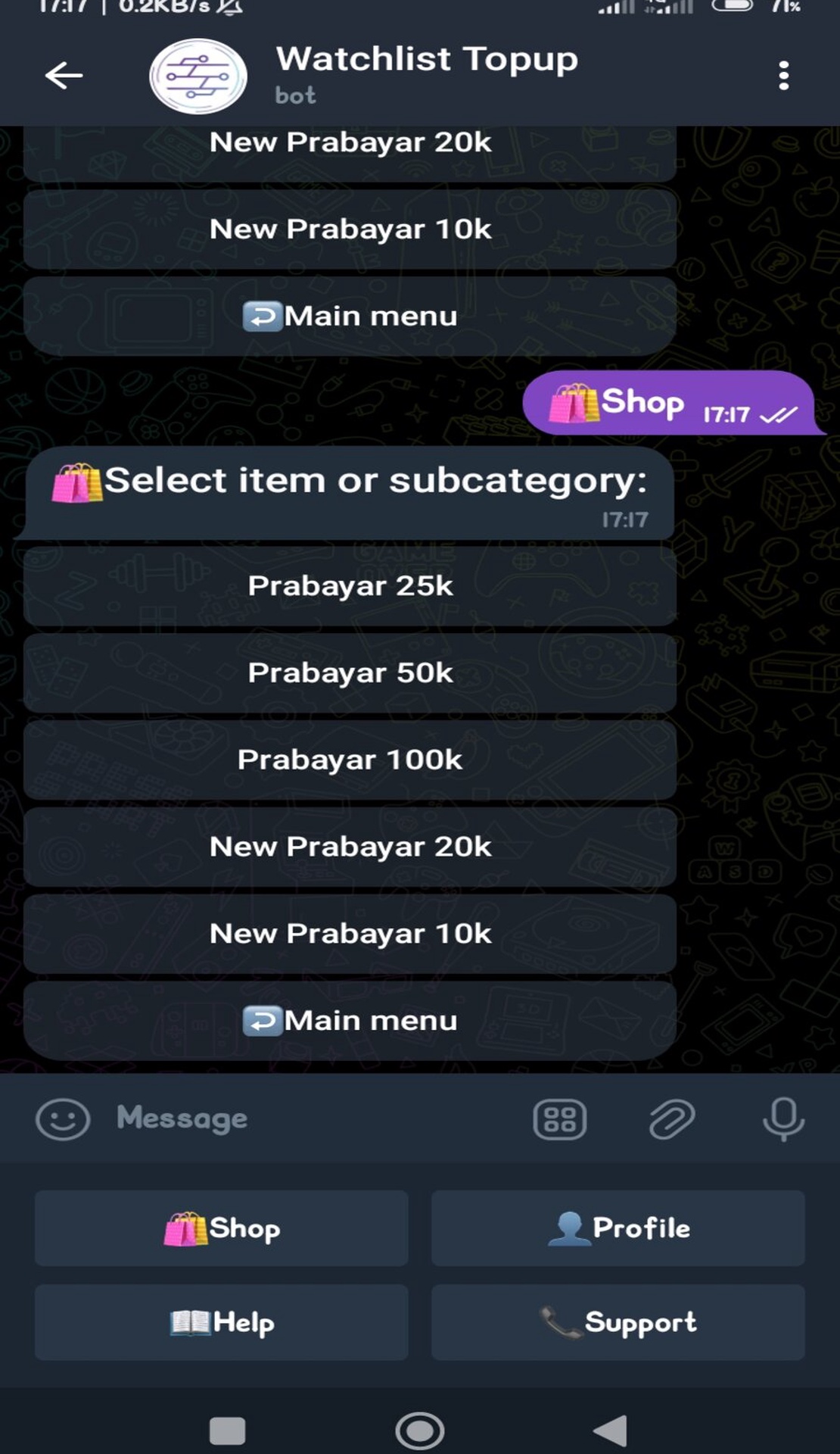 Watchlist Topup App Image