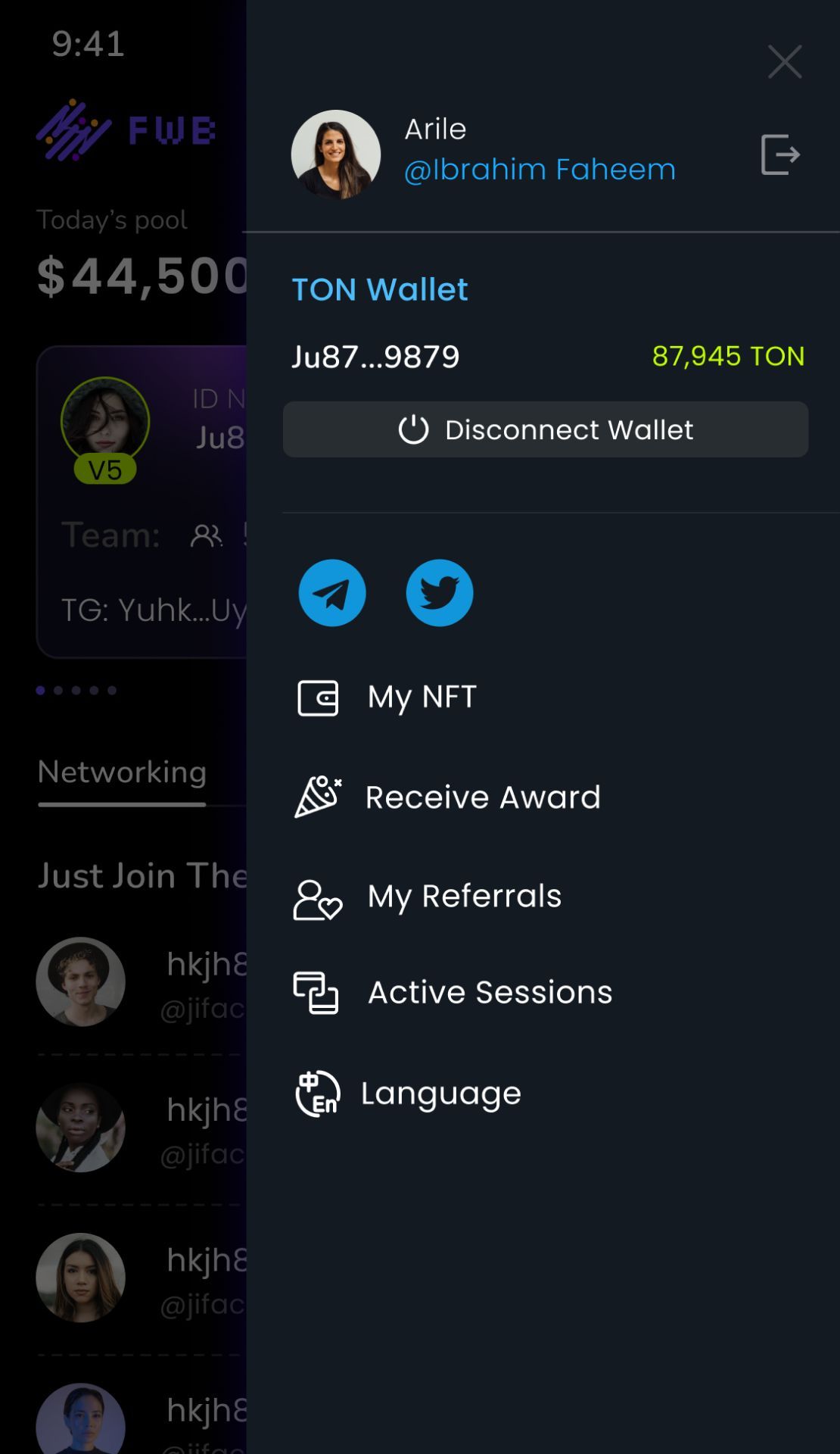 Friends Protocol App Image