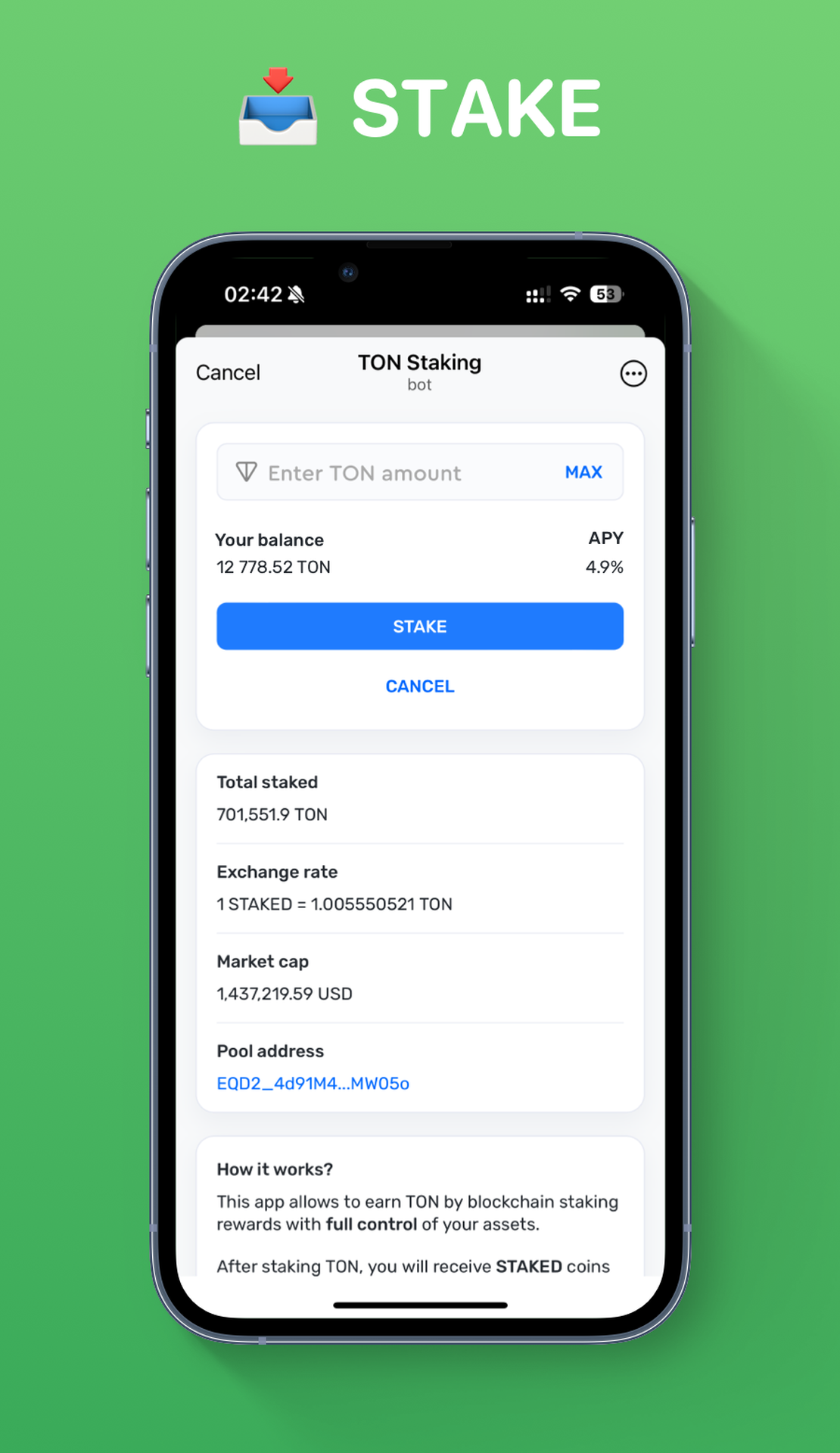 Stakee App Image