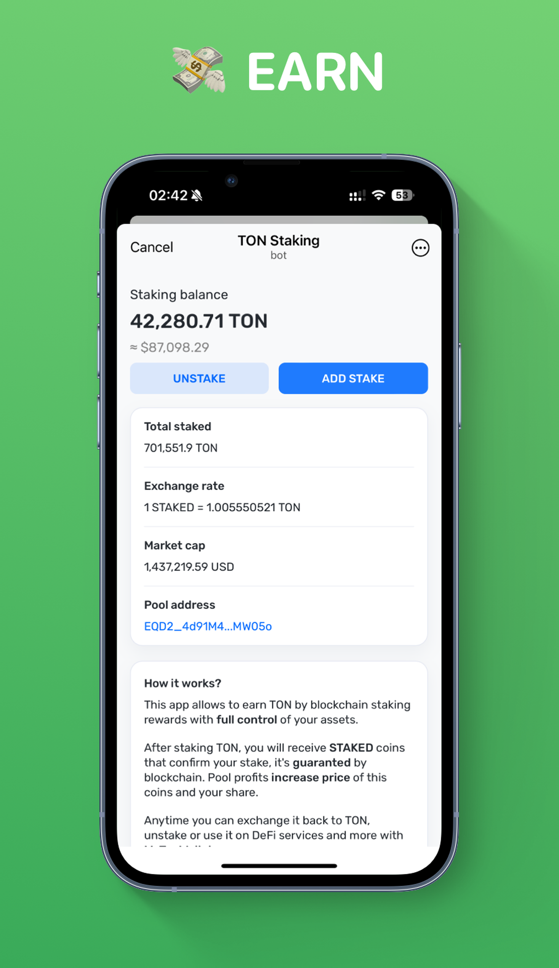 Stakee App Image