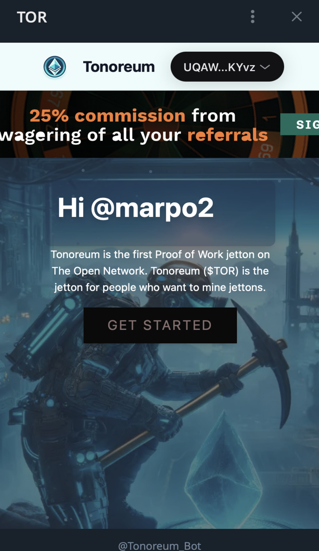 Tonoreum PoW & PoL App Image