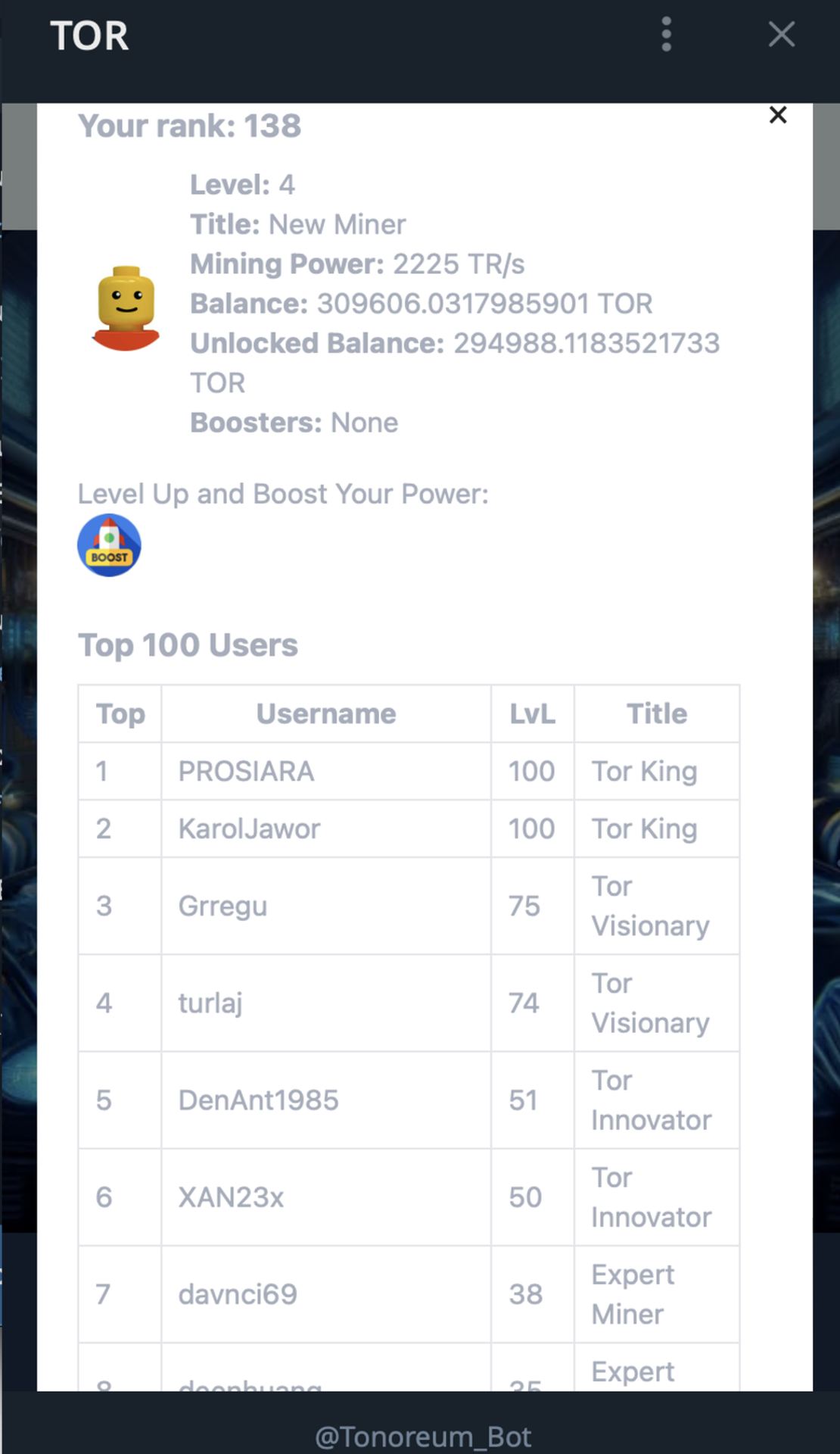 Tonoreum PoW & PoL App Image