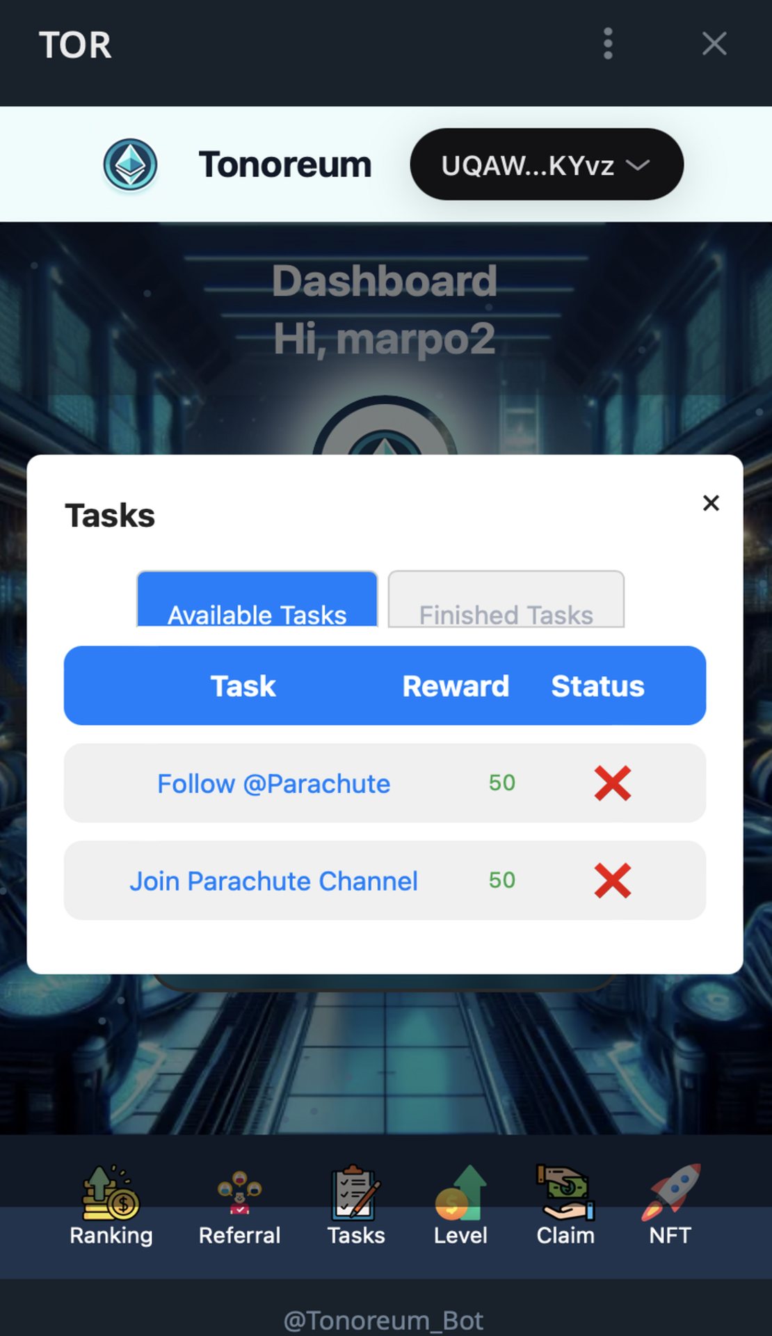 Tonoreum PoW & PoL App Image