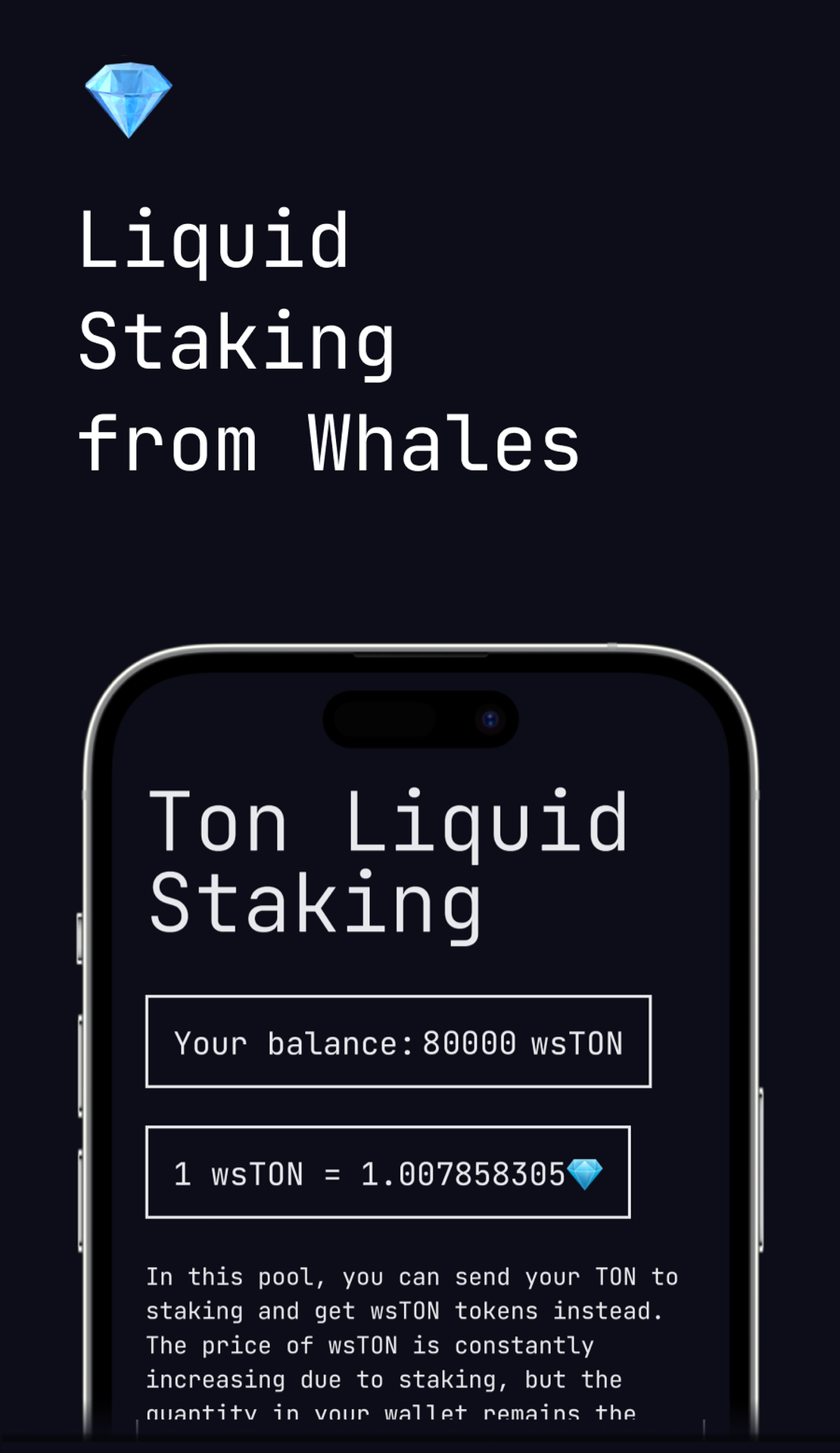Whales Liquid Pool App Image