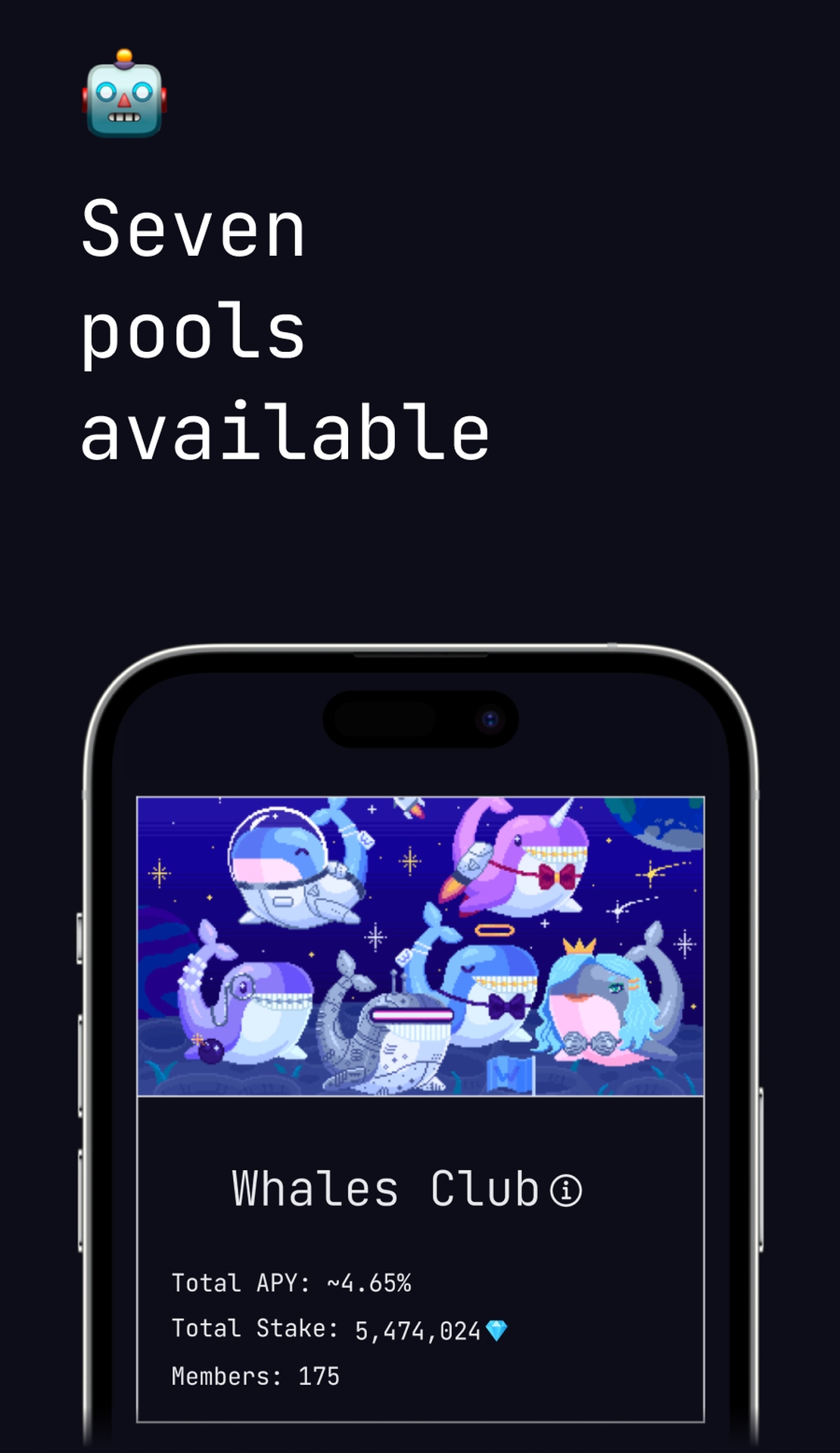 Whales Staking App Image