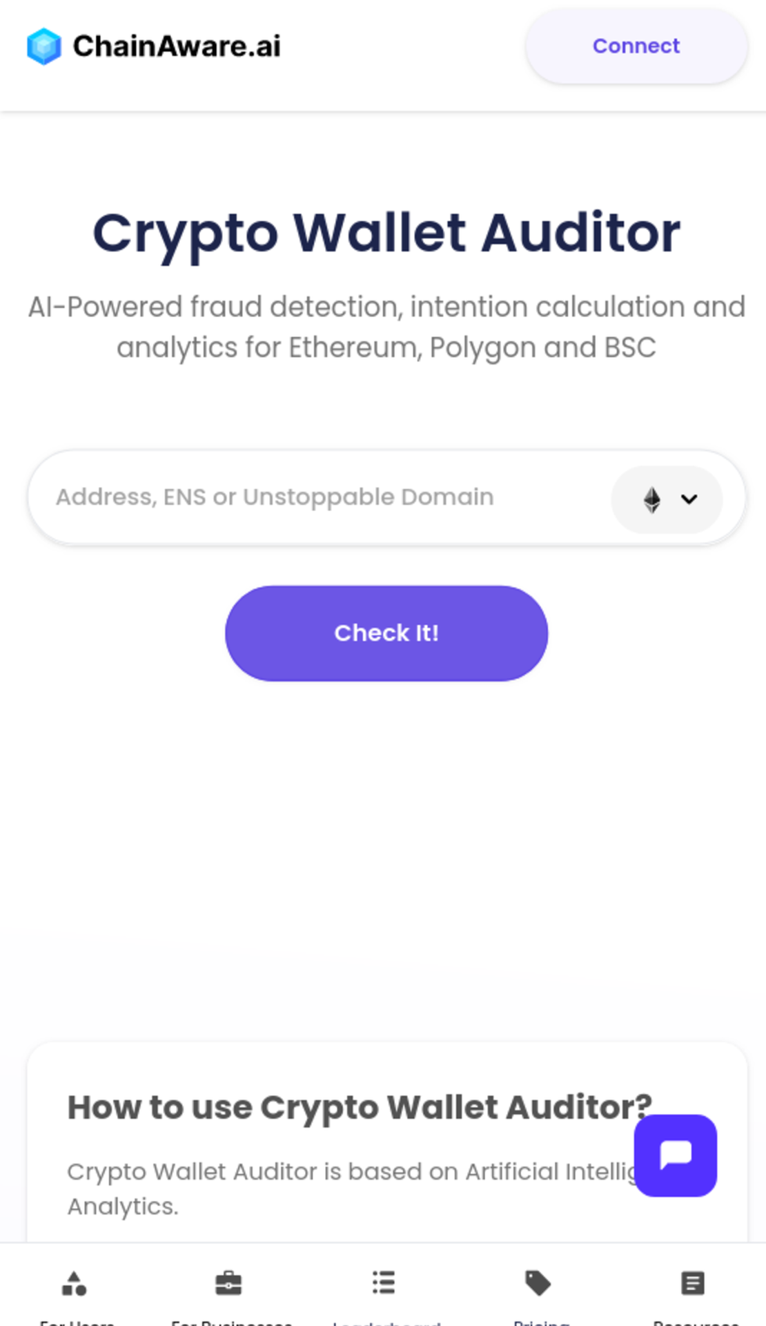 ChainAware.ai App Image