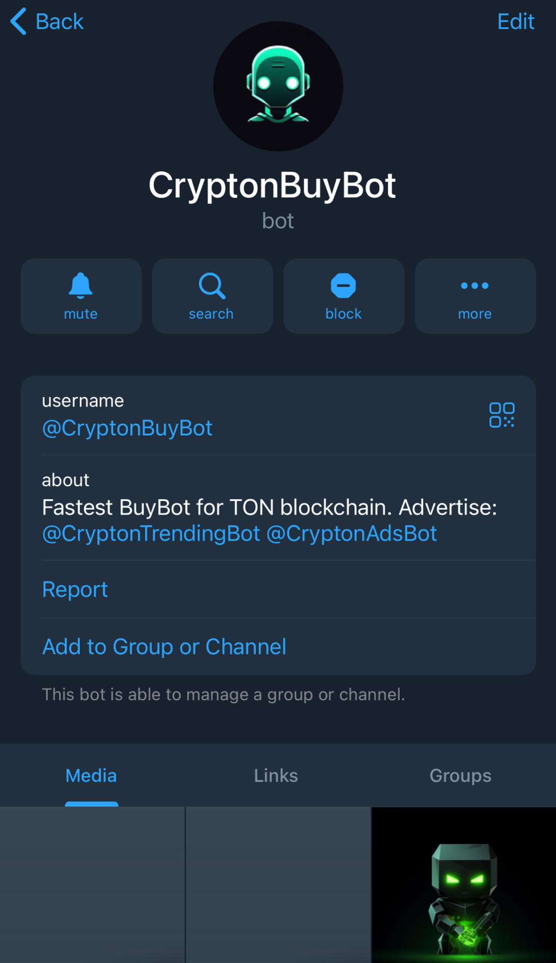 Crypton Buy Bot App Image