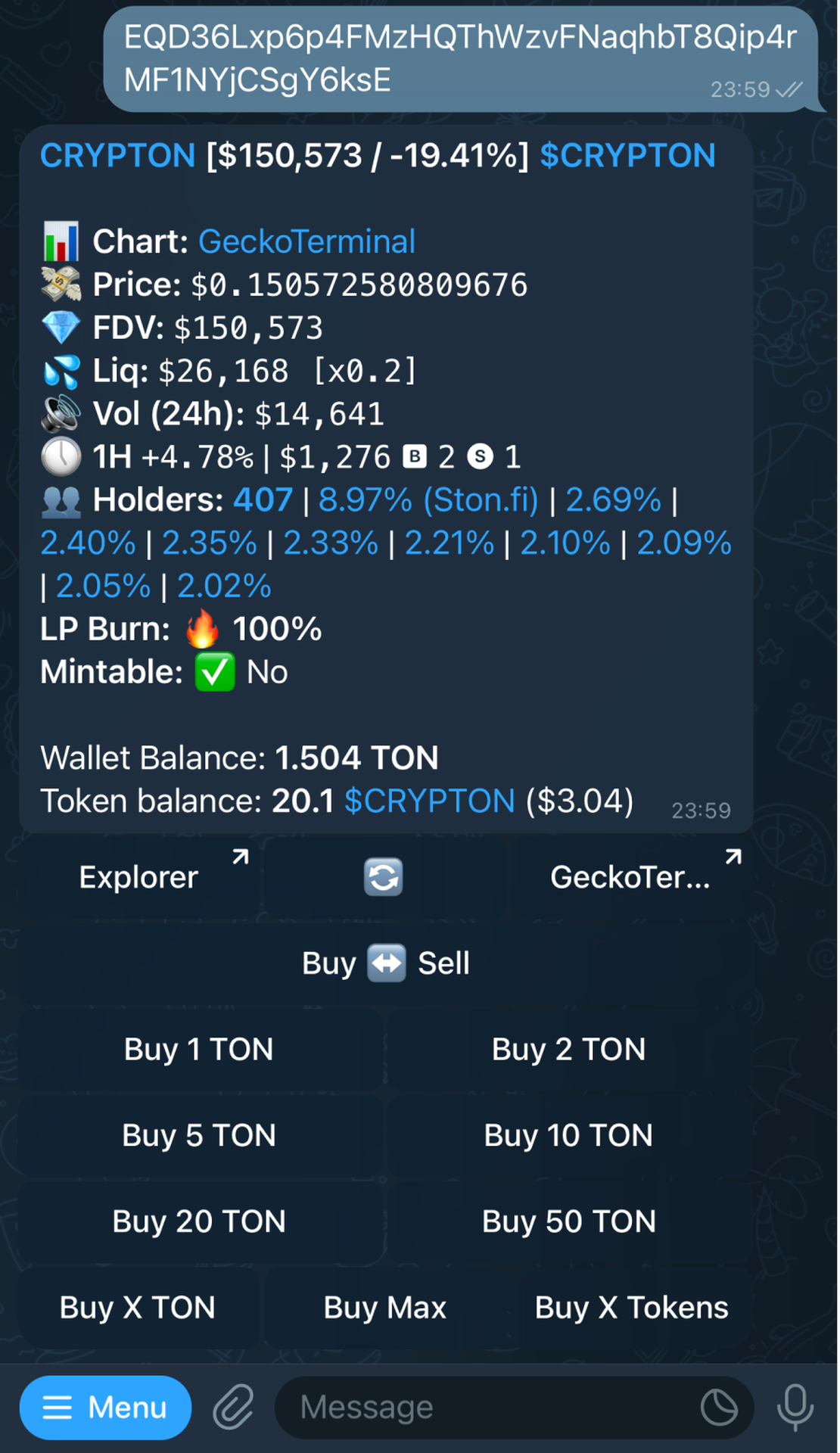 Crypton Super Bot App Image