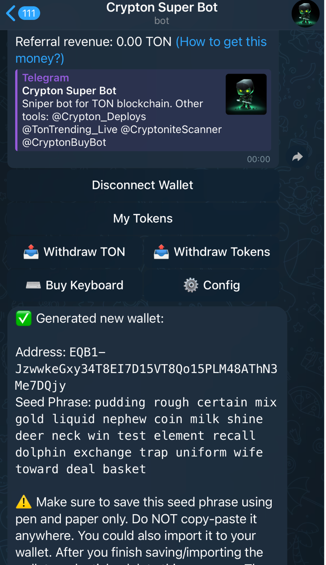 Crypton Super Bot App Image