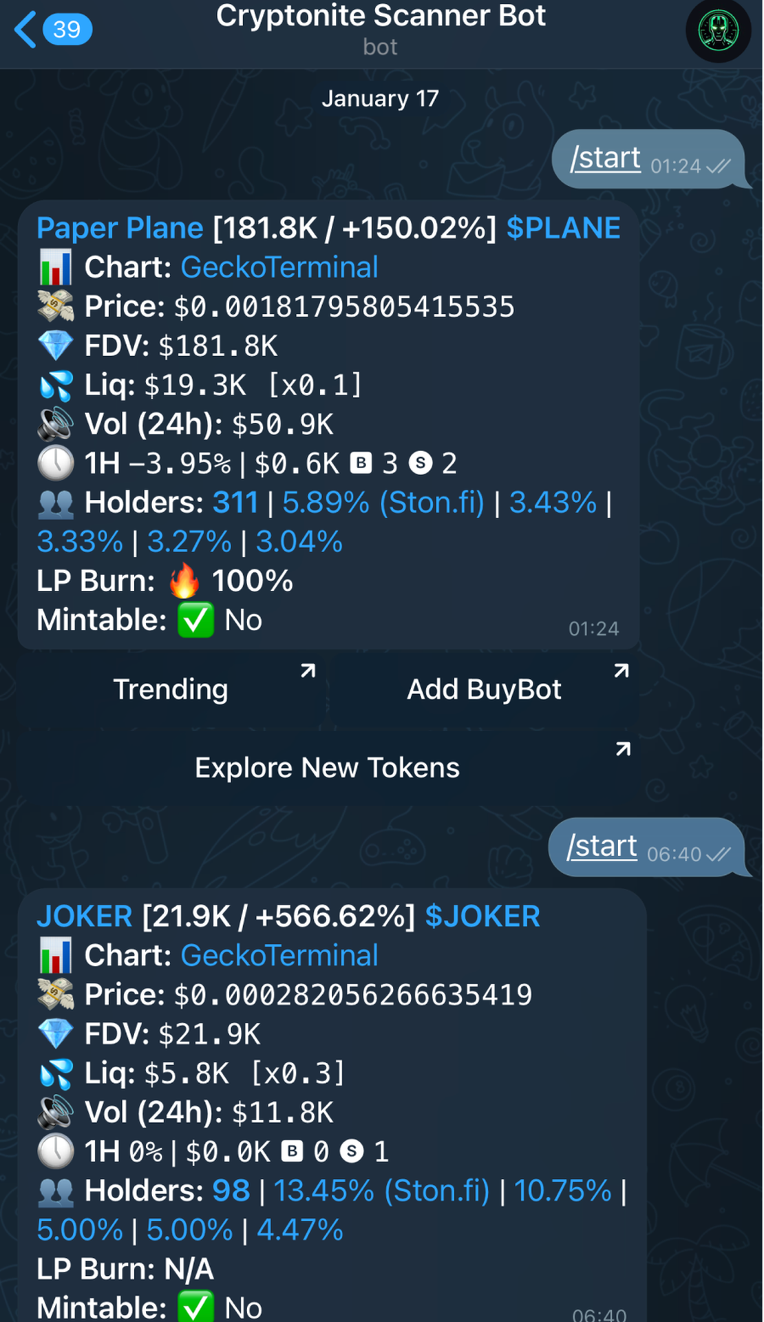 Cryptonite Scanner App Image