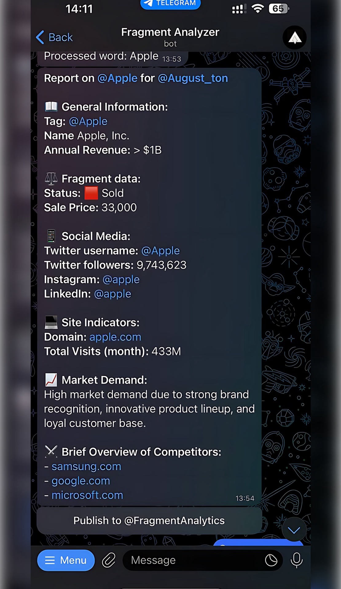 Fragment Analyzer App Image