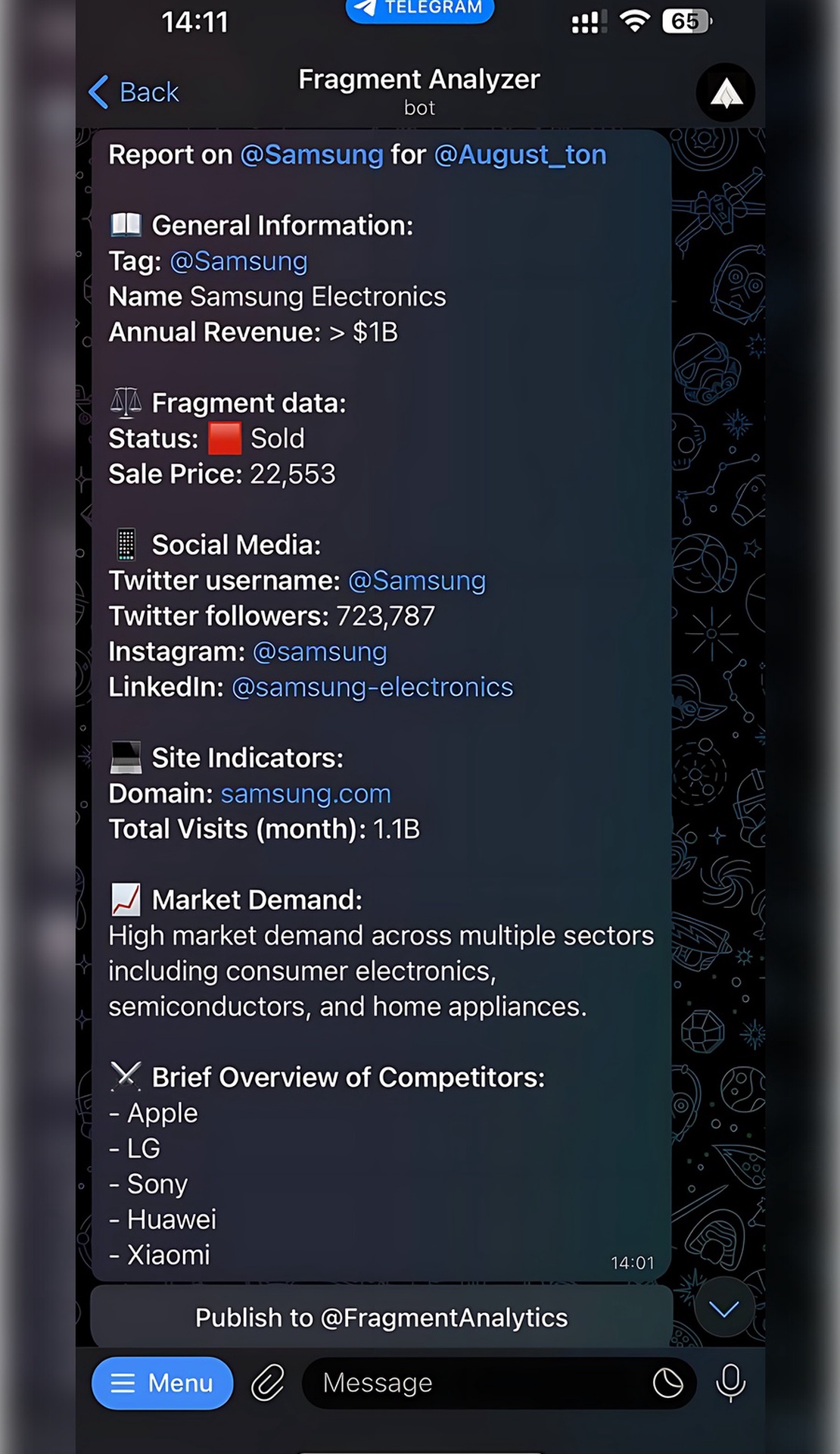 Fragment Analyzer App Image