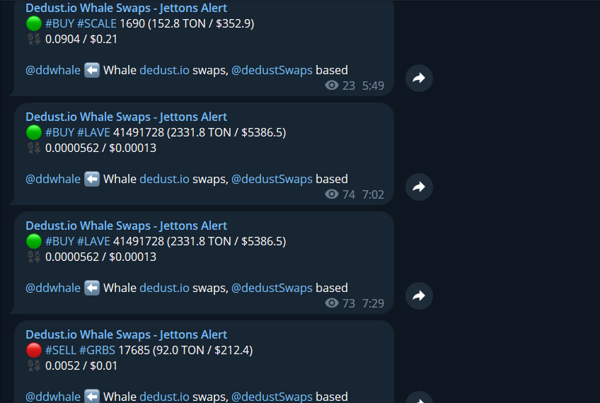 Jetton Whale Swaps App Image