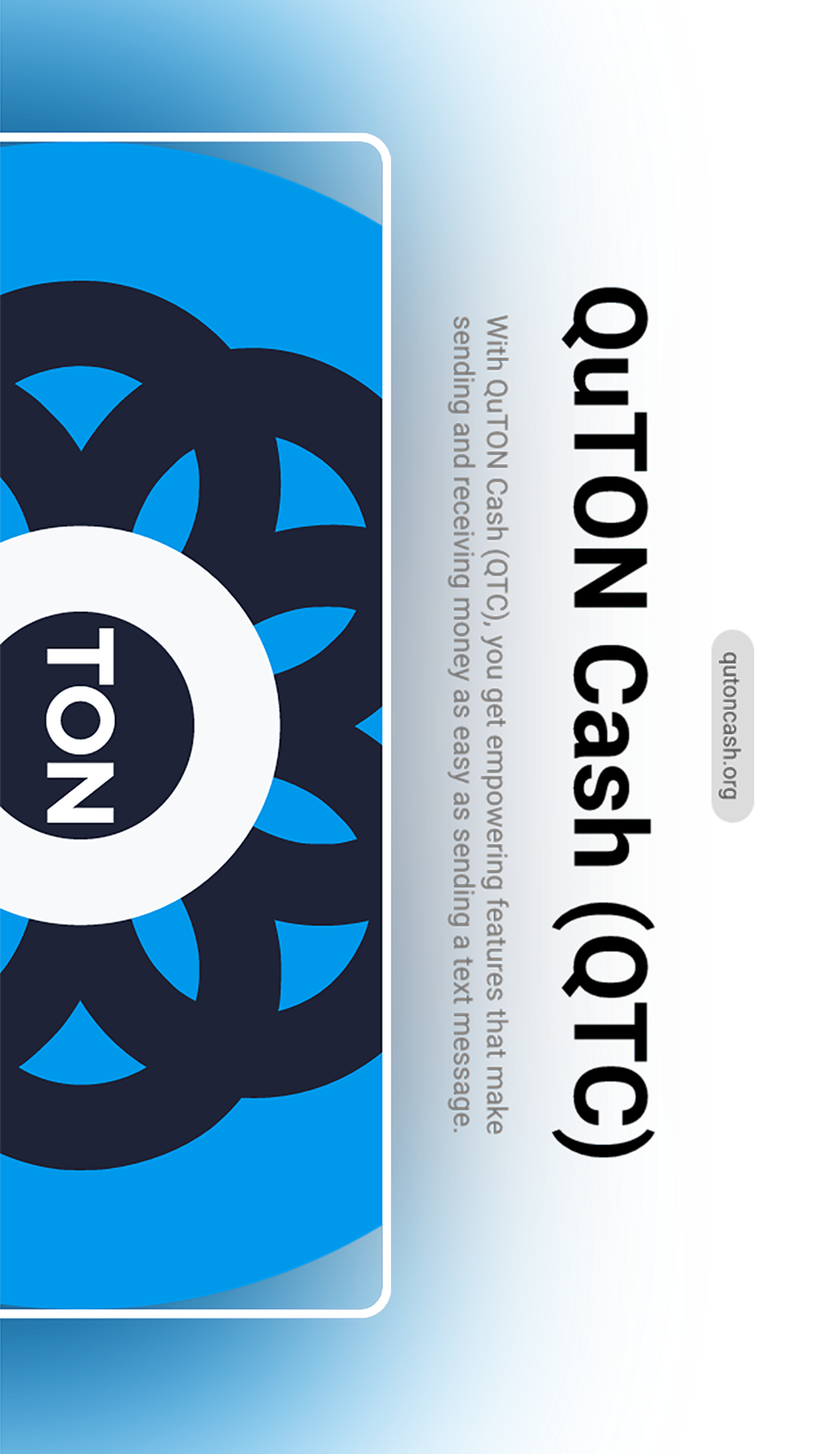 QuTON Cash (QTC) App Image