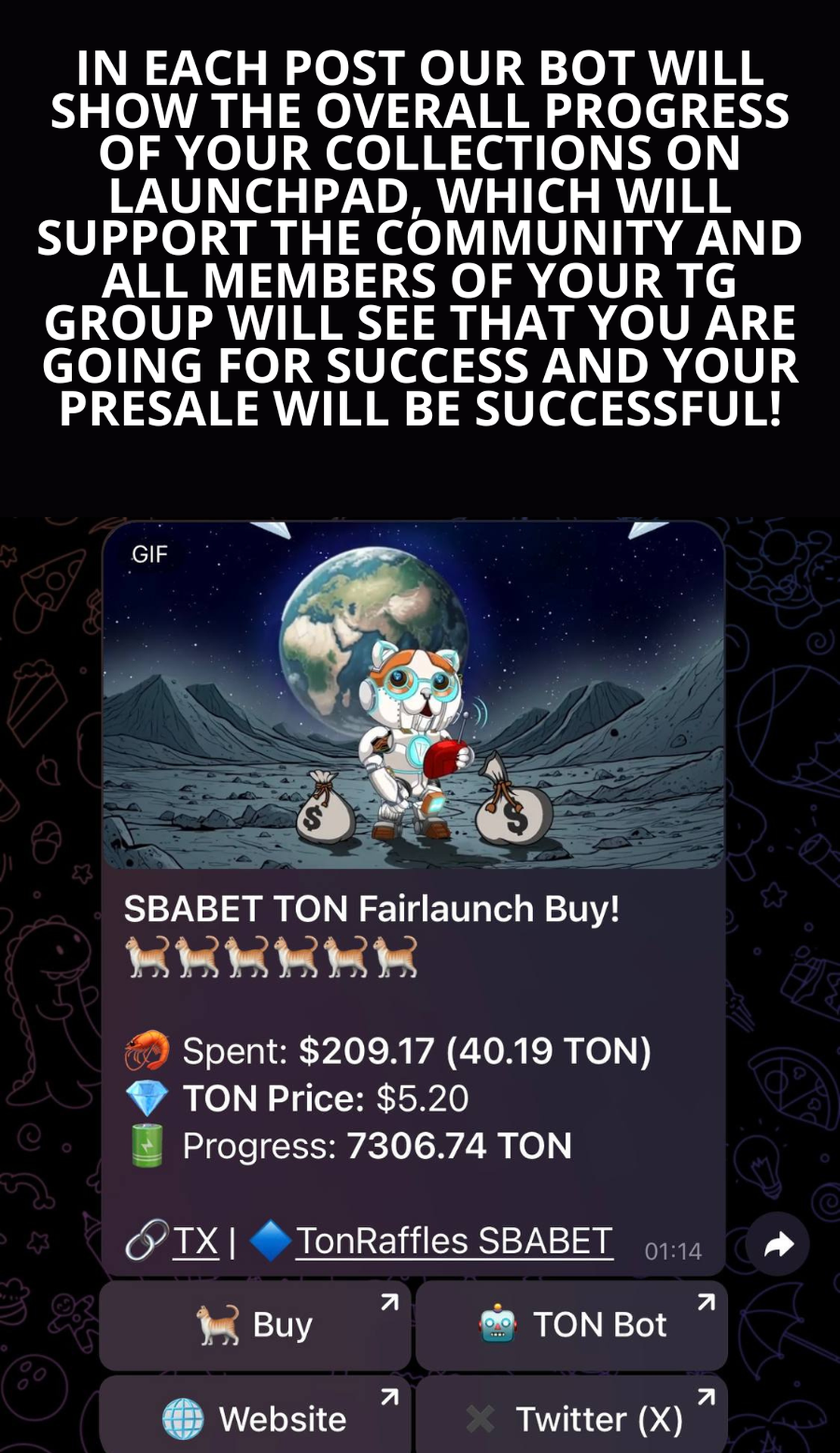 SBABET BuyBot App Image