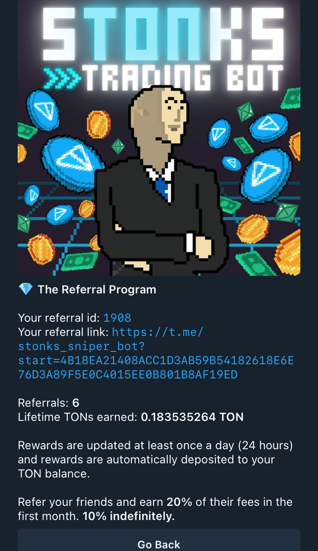sTONks | Trading Bot App Image