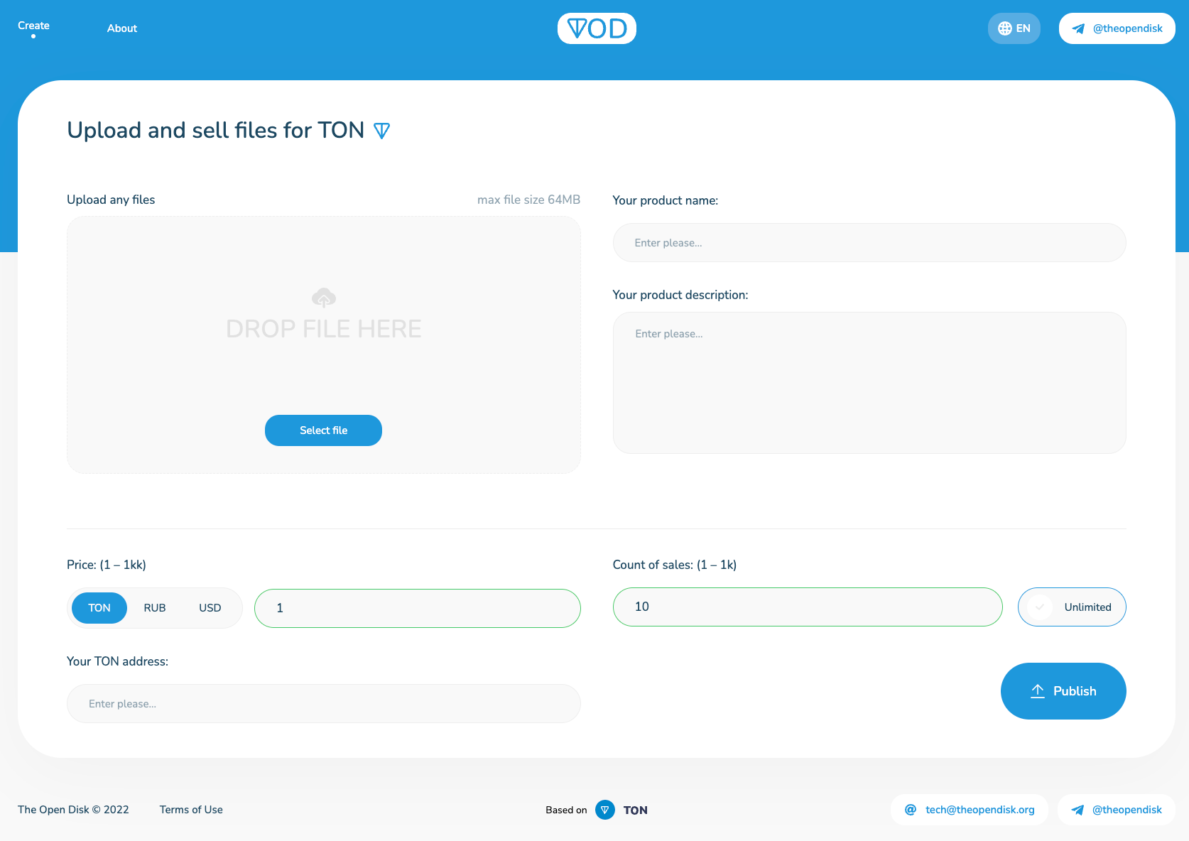 The Open Disk App Image