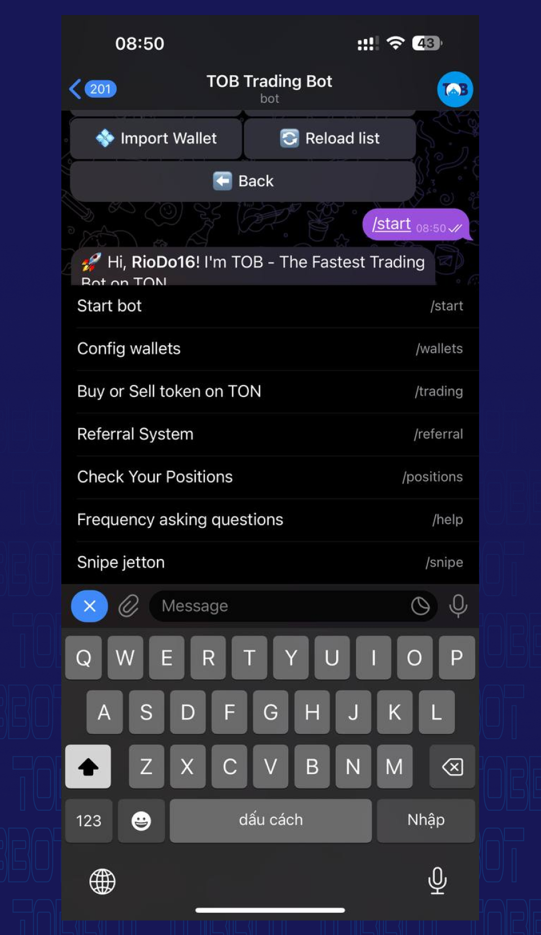 TOB Bot App Image