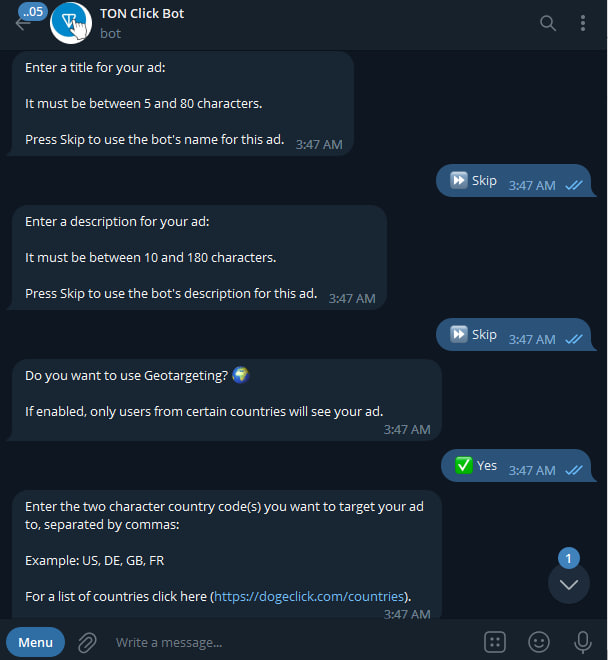 TON Click Bot App Image