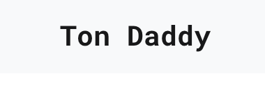 Ton Daddy App Logo