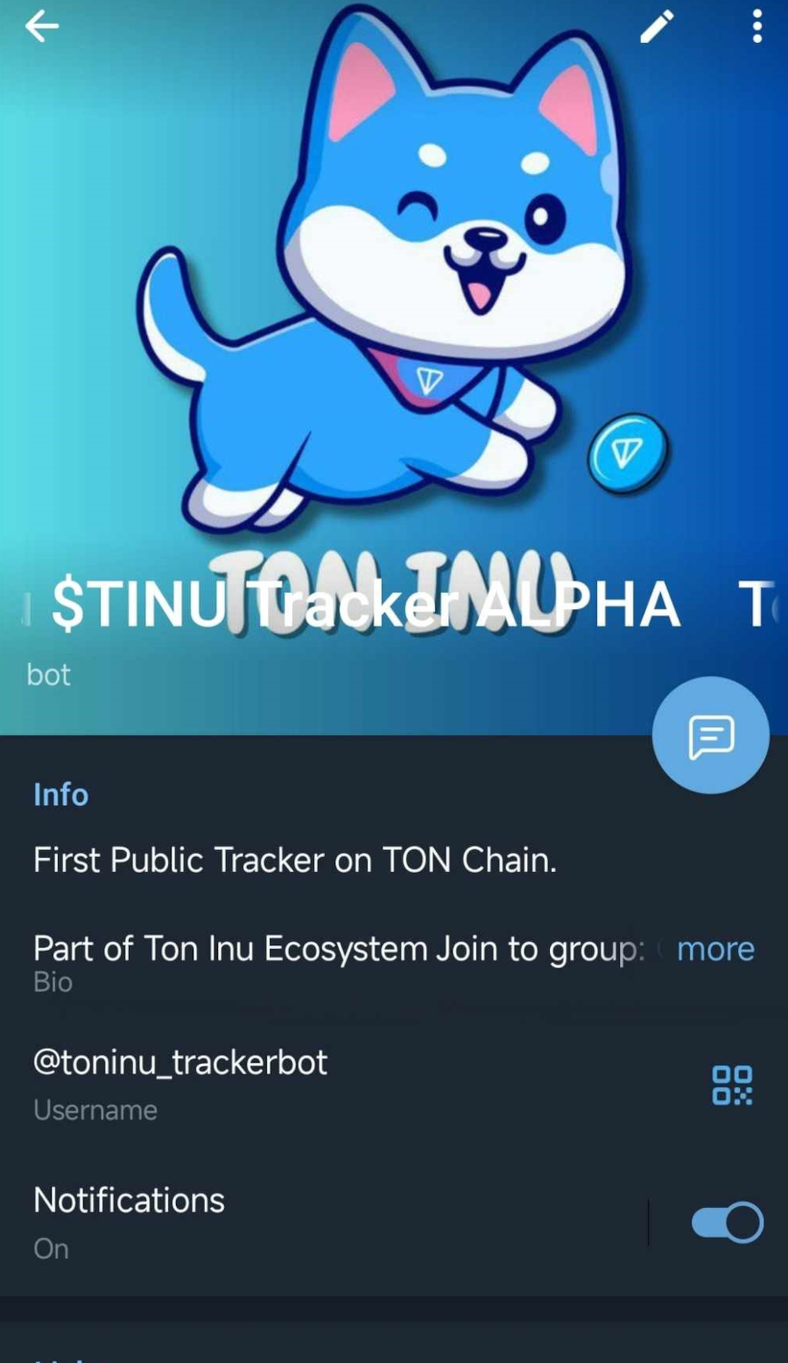 TON INU Tracker App Image