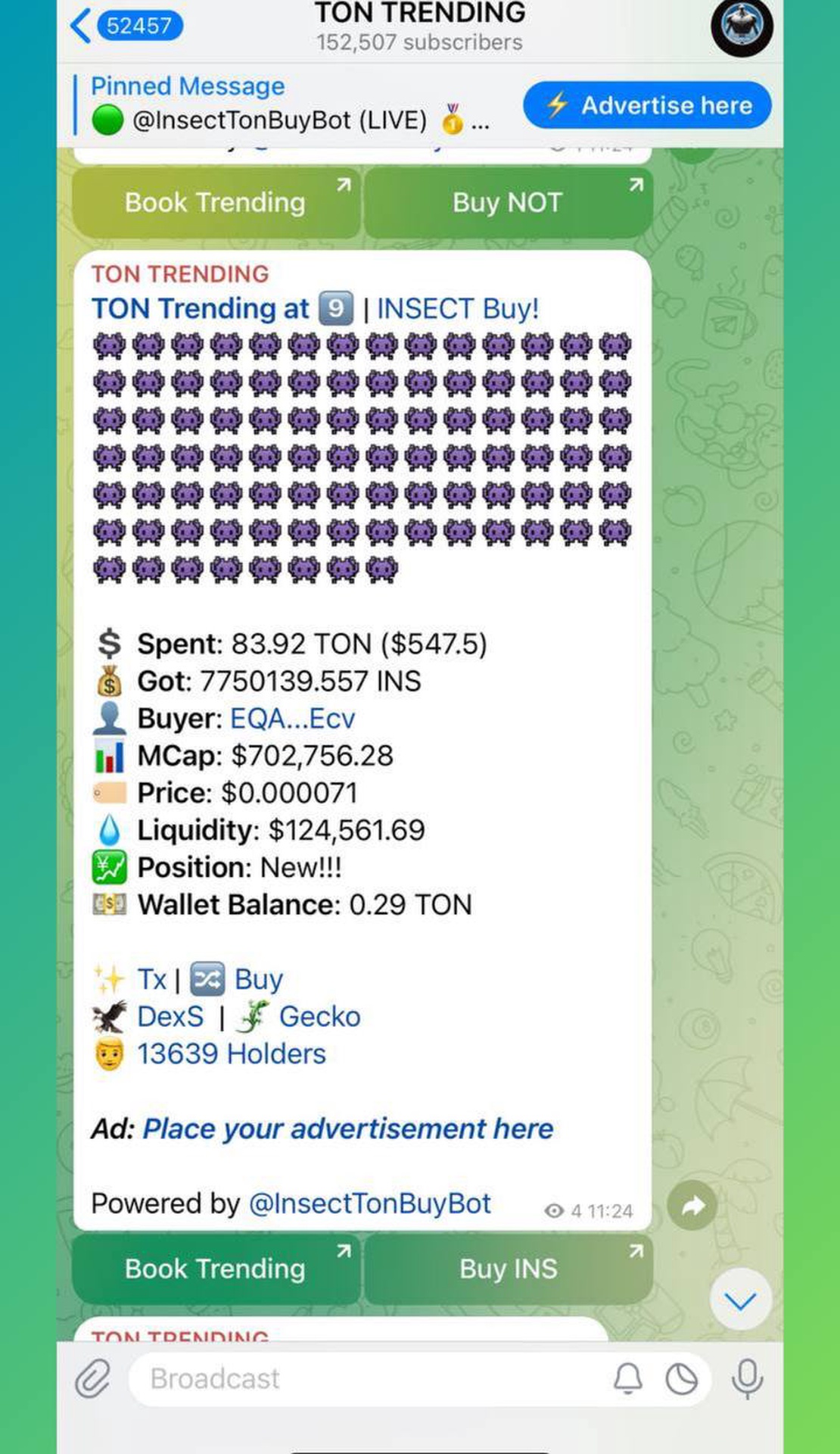 TON TRENDING BOT App Image