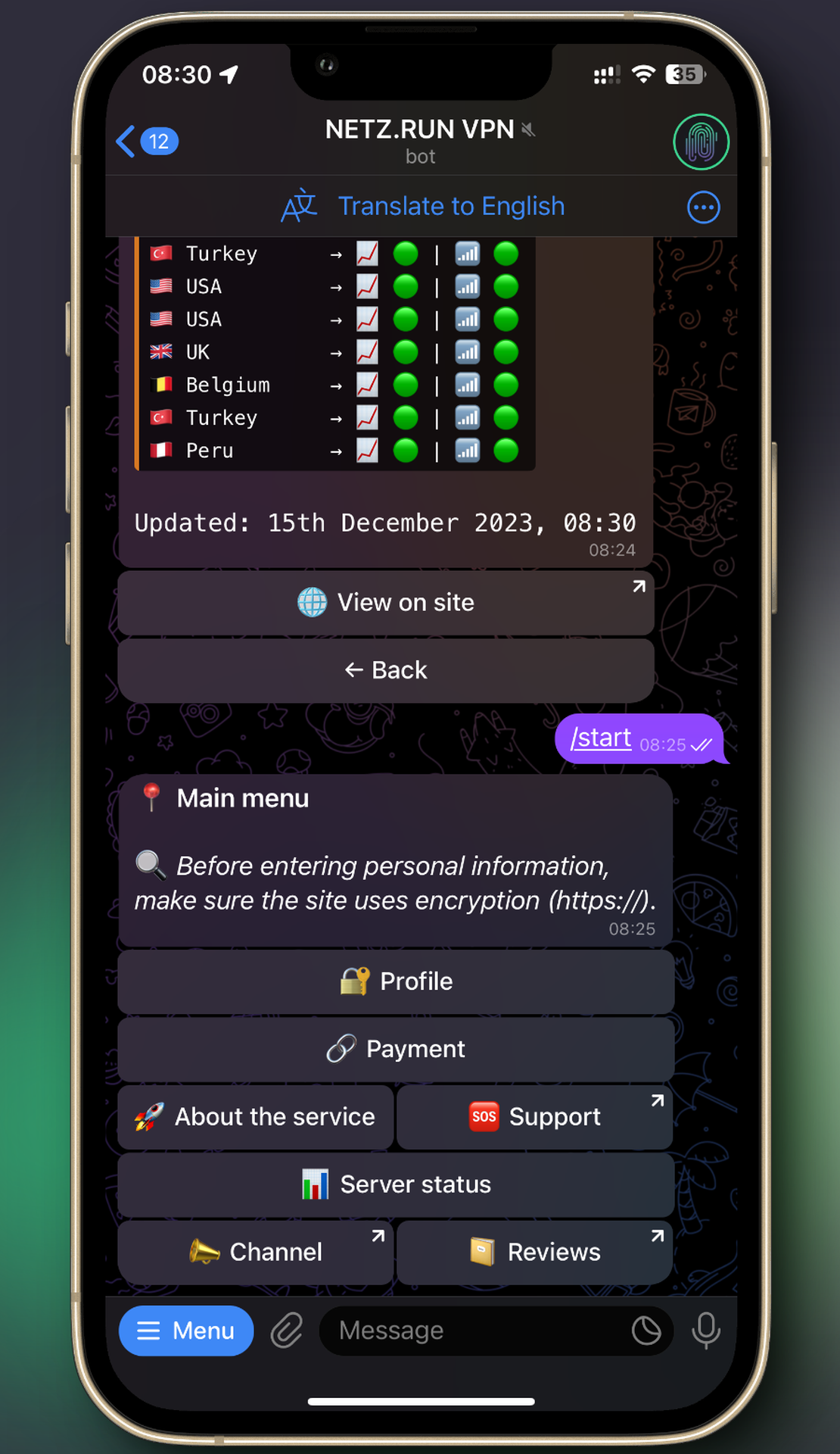 NETZ.RUN VPN App Image