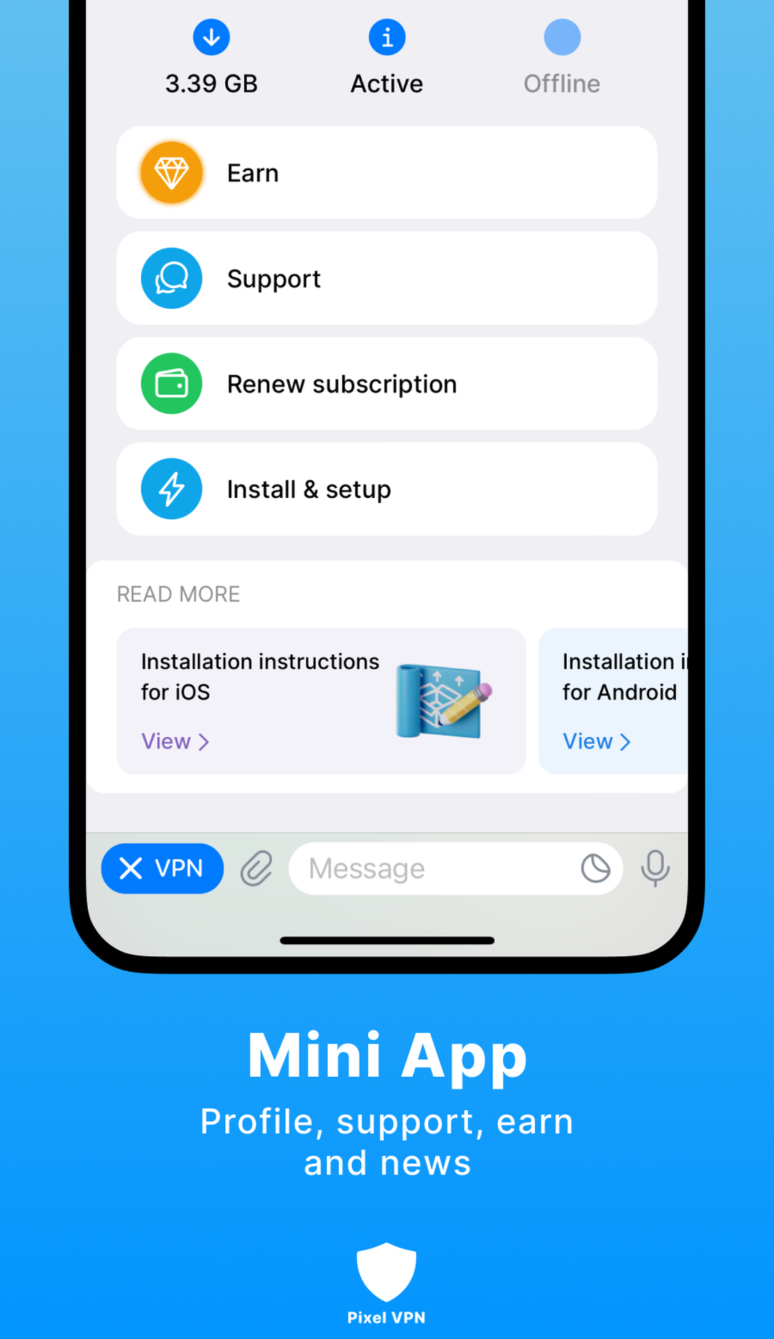 Pixel VPN App Image