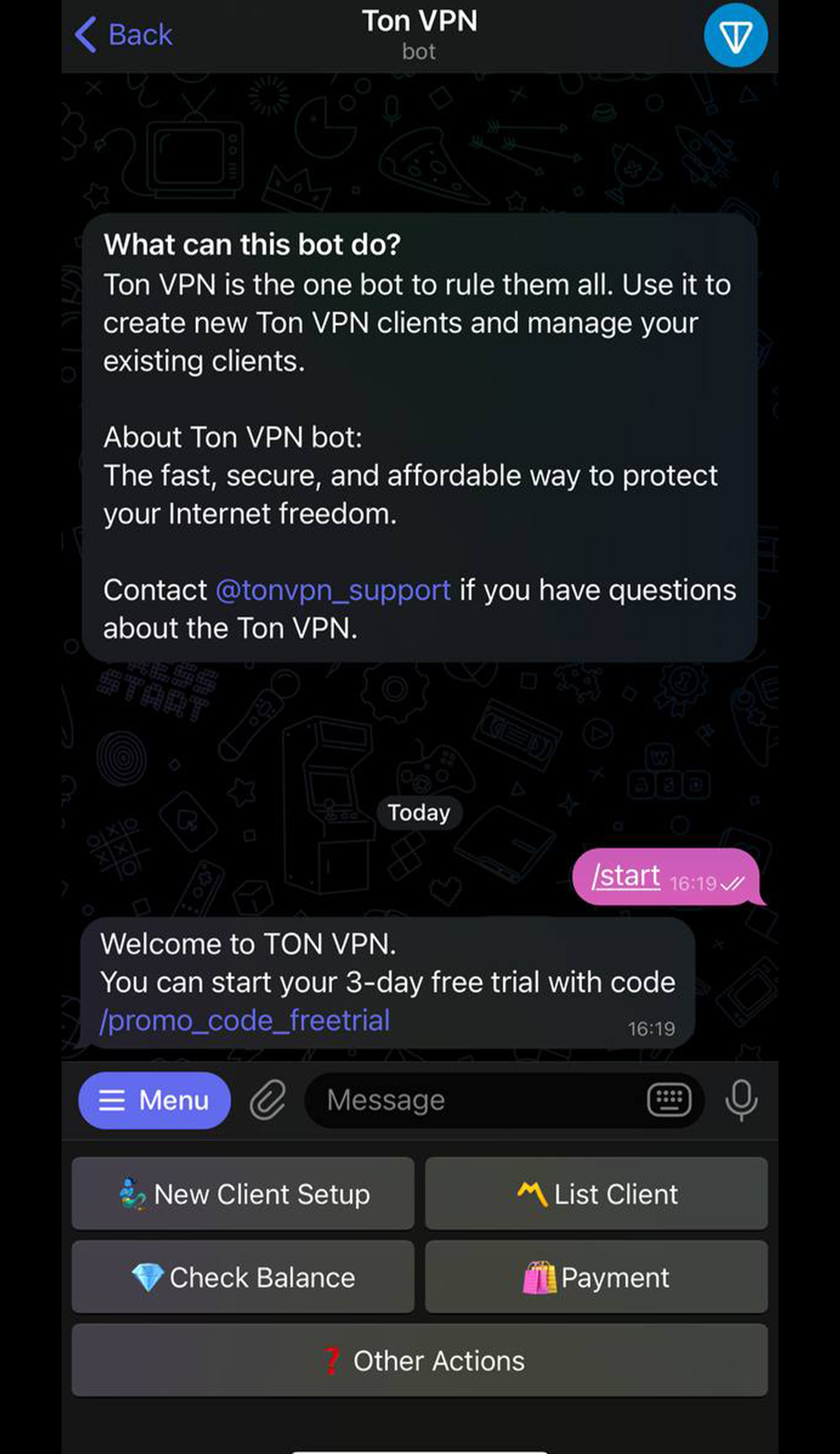 Ton VPN App Image