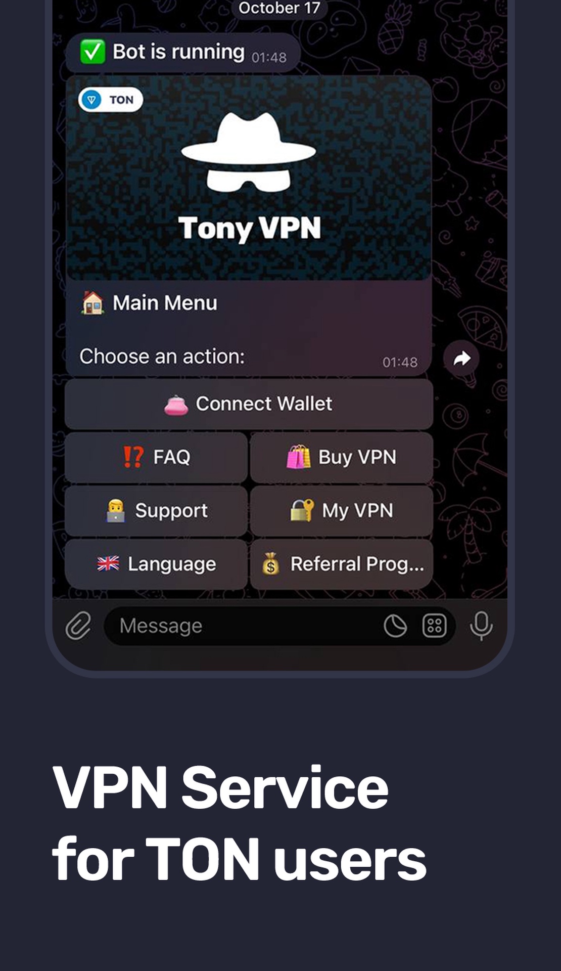 Tony VPN App Image