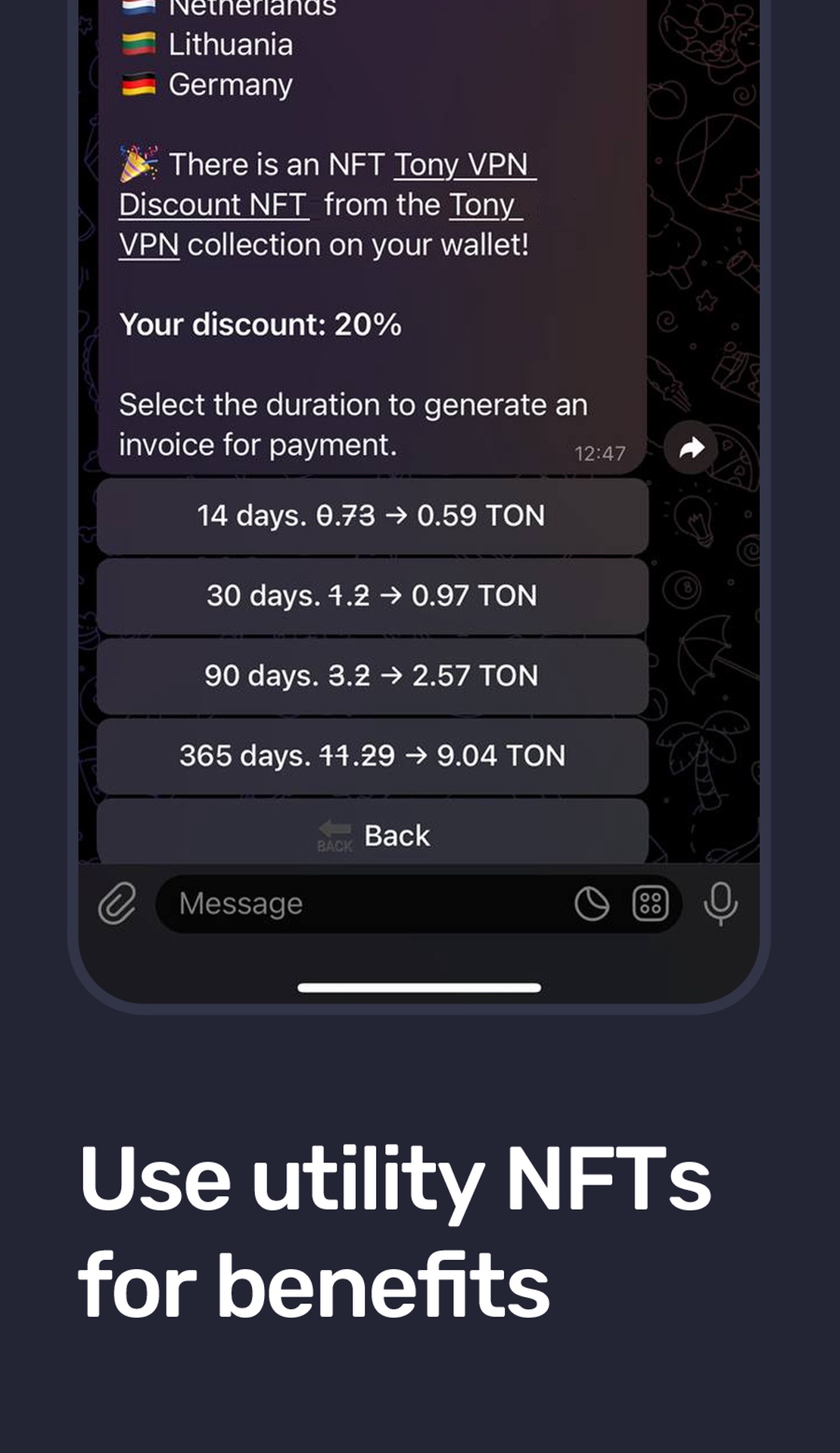 Tony VPN App Image