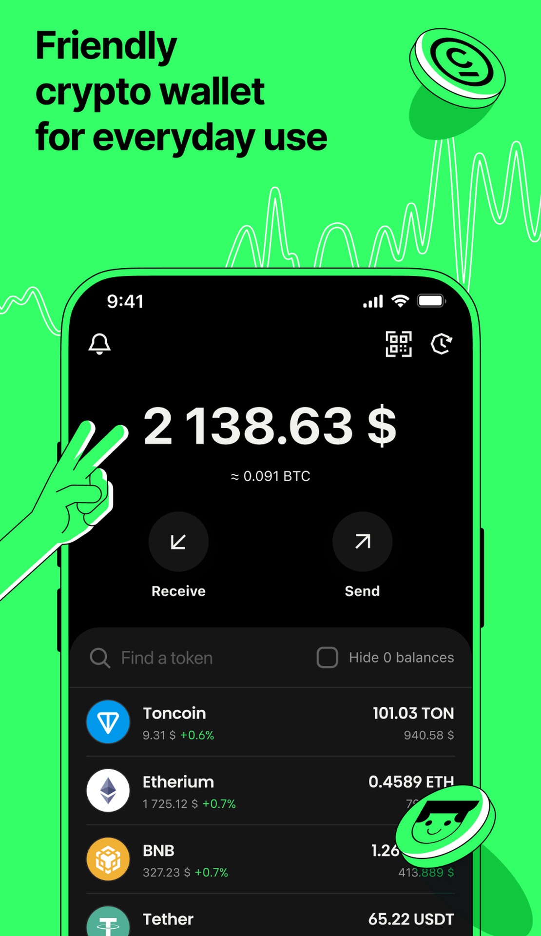 Cropty Wallet App Image