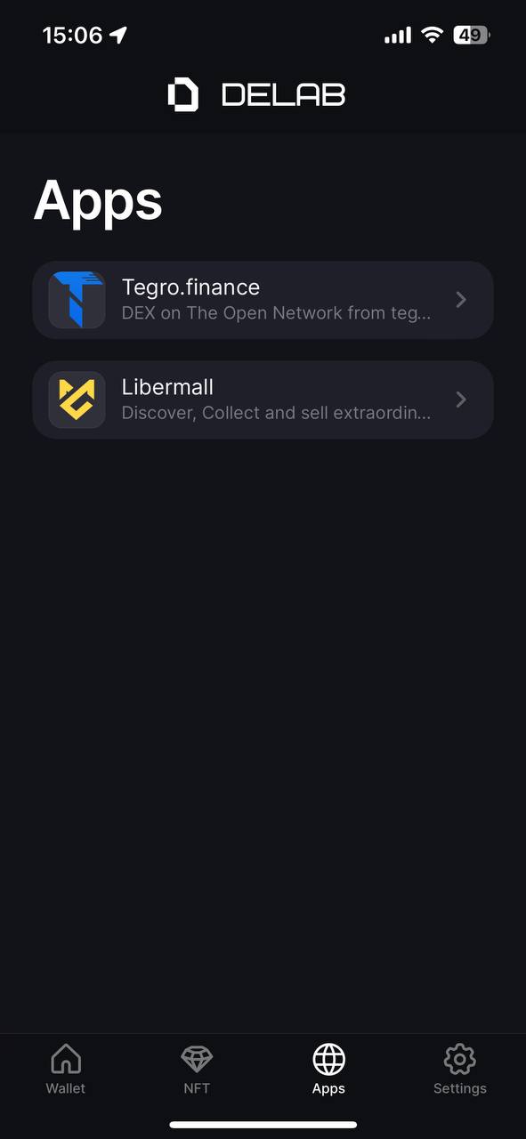 DeWallet App Image