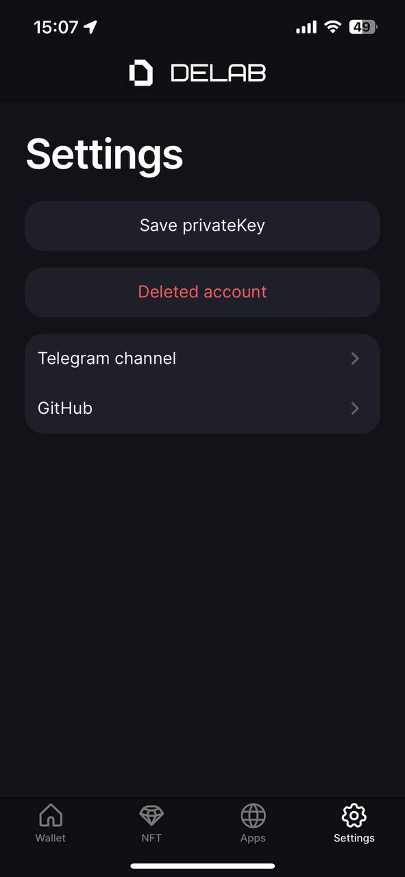 DeWallet App Image