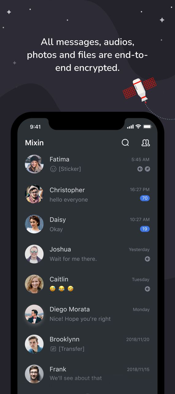 Mixin Messenger App Image