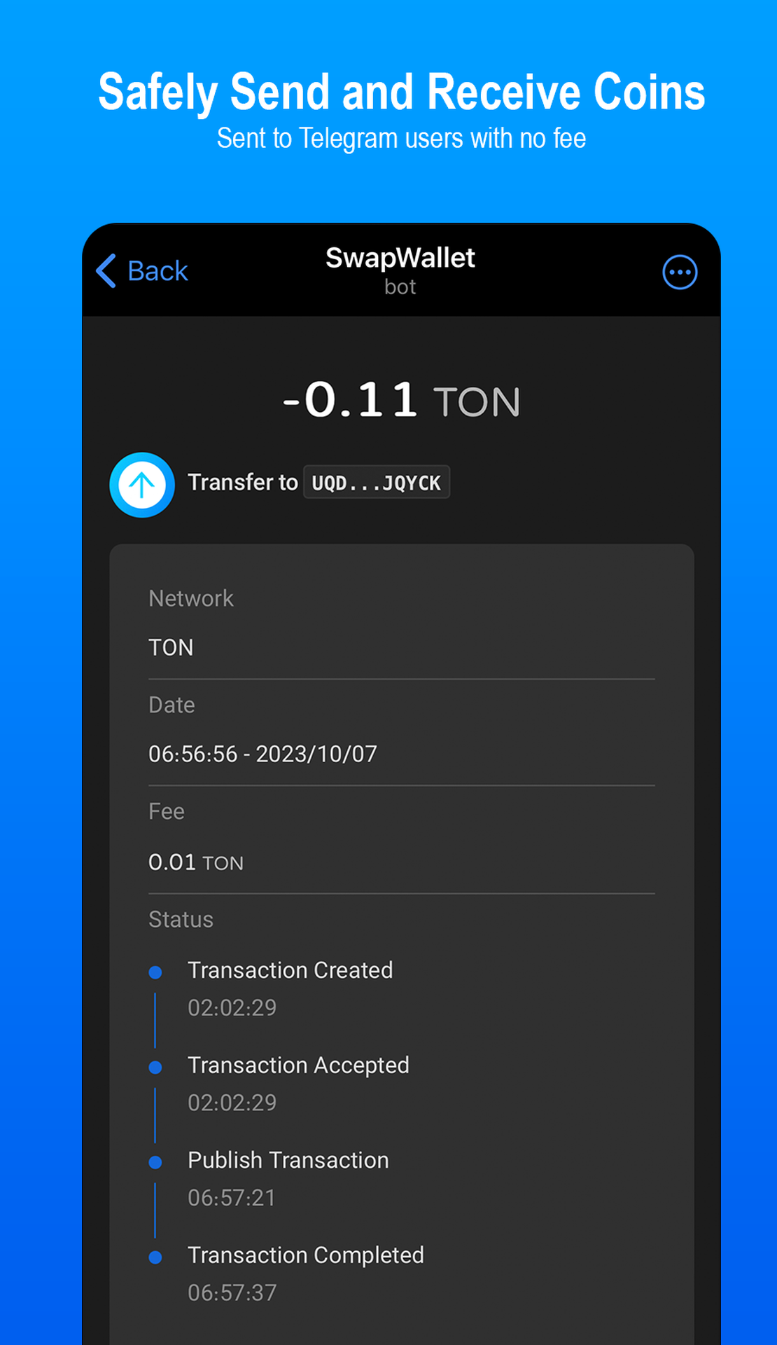 SwapWallet App Image