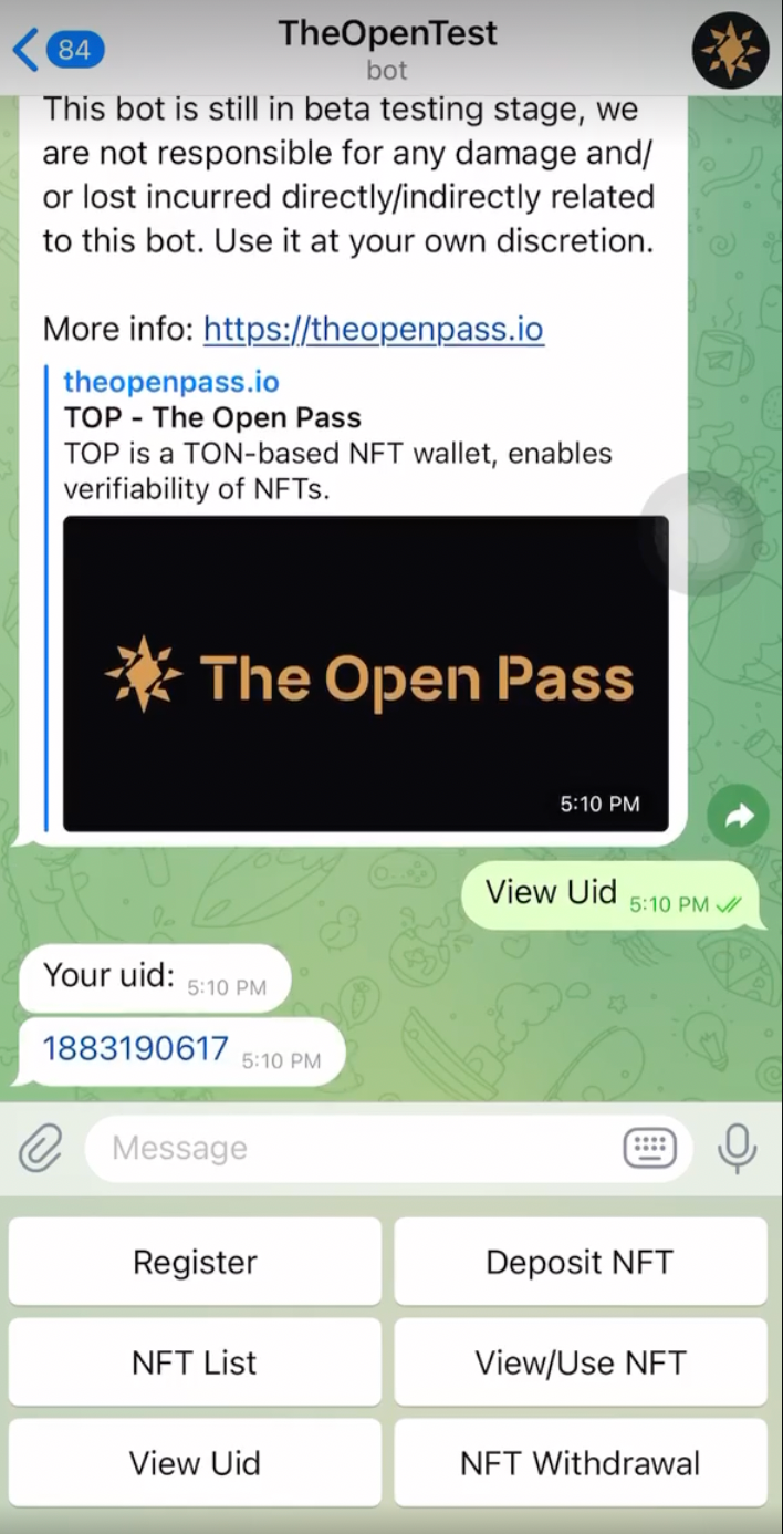 The Open Test Bot App Image