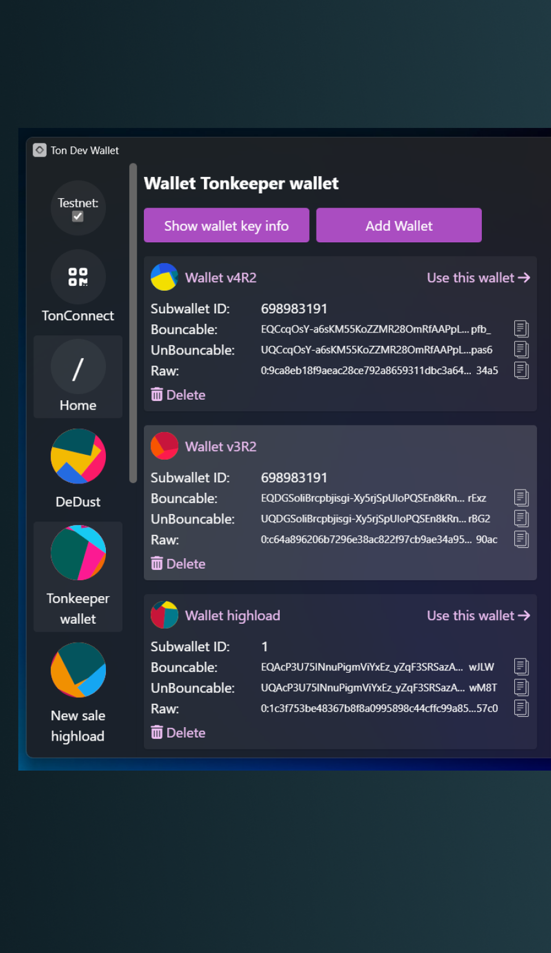 TonDevWallet App Image