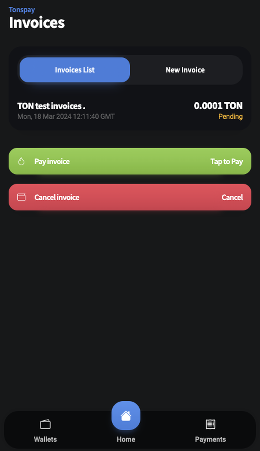 Tonspay App Image