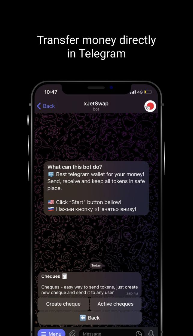 xJetSwapBot App Image